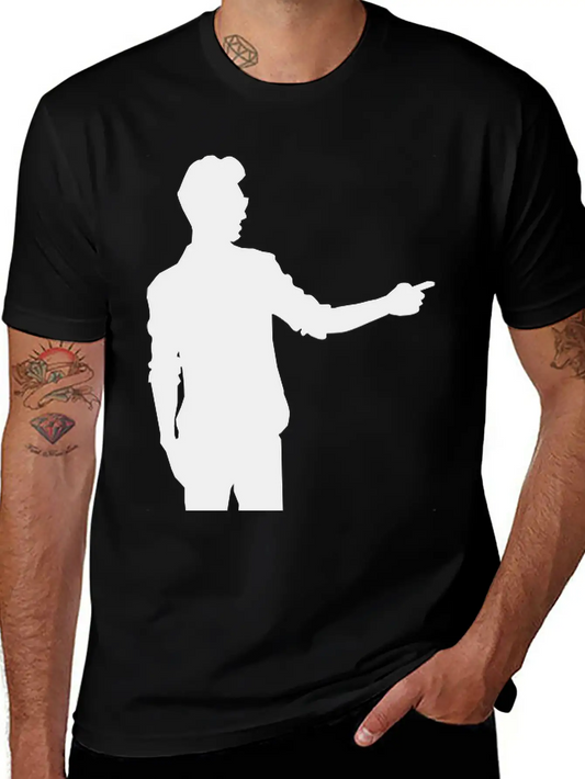 Pointing Man Timeless Short Sleeve Tee – Comfy And Minimalist Design