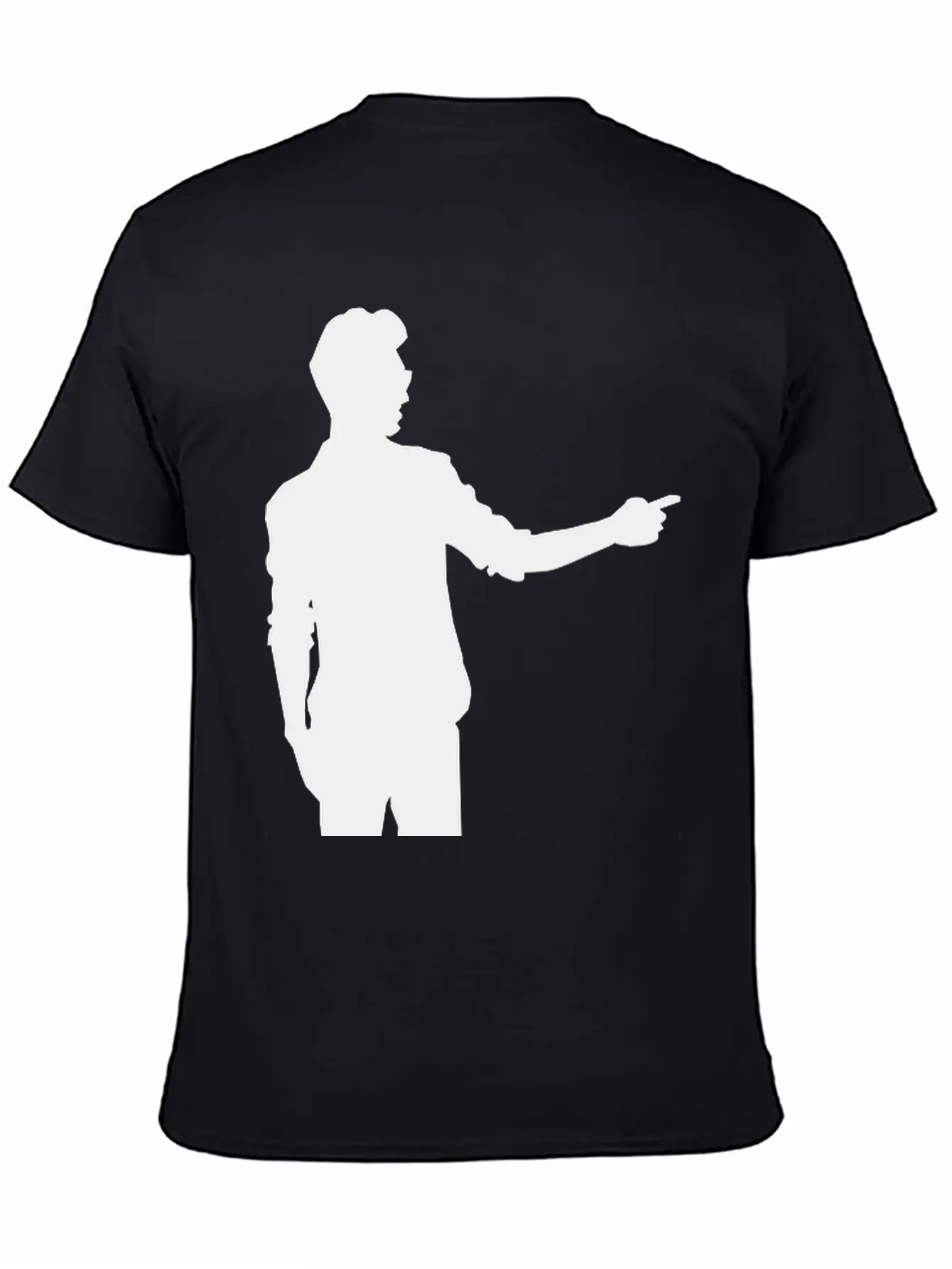 Pointing Man Timeless Short Sleeve Tee – Comfy And Minimalist Design