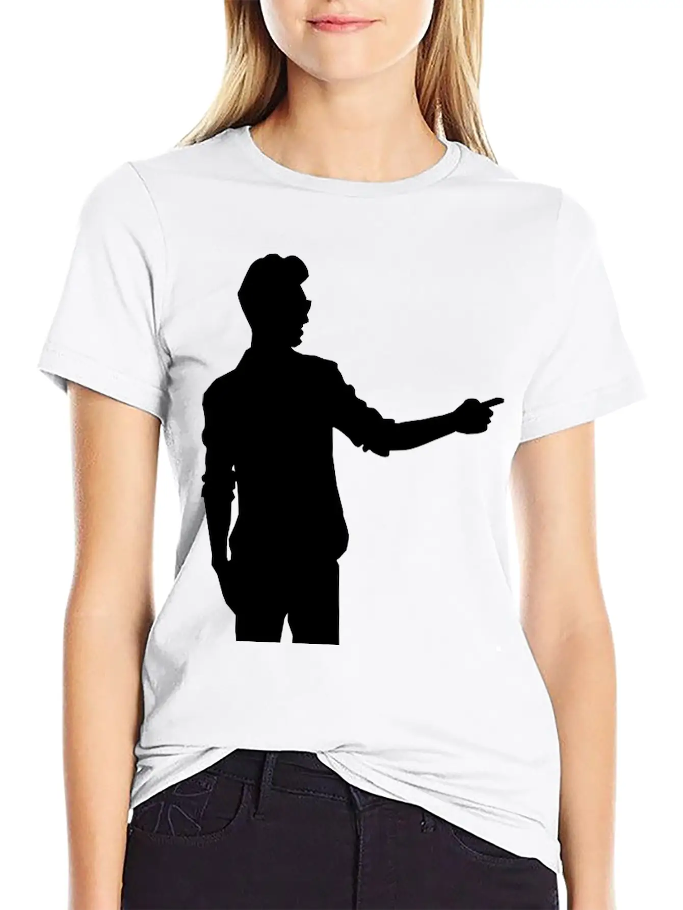 Pointing Man Timeless Short Sleeve Tee – Comfy And Minimalist Design