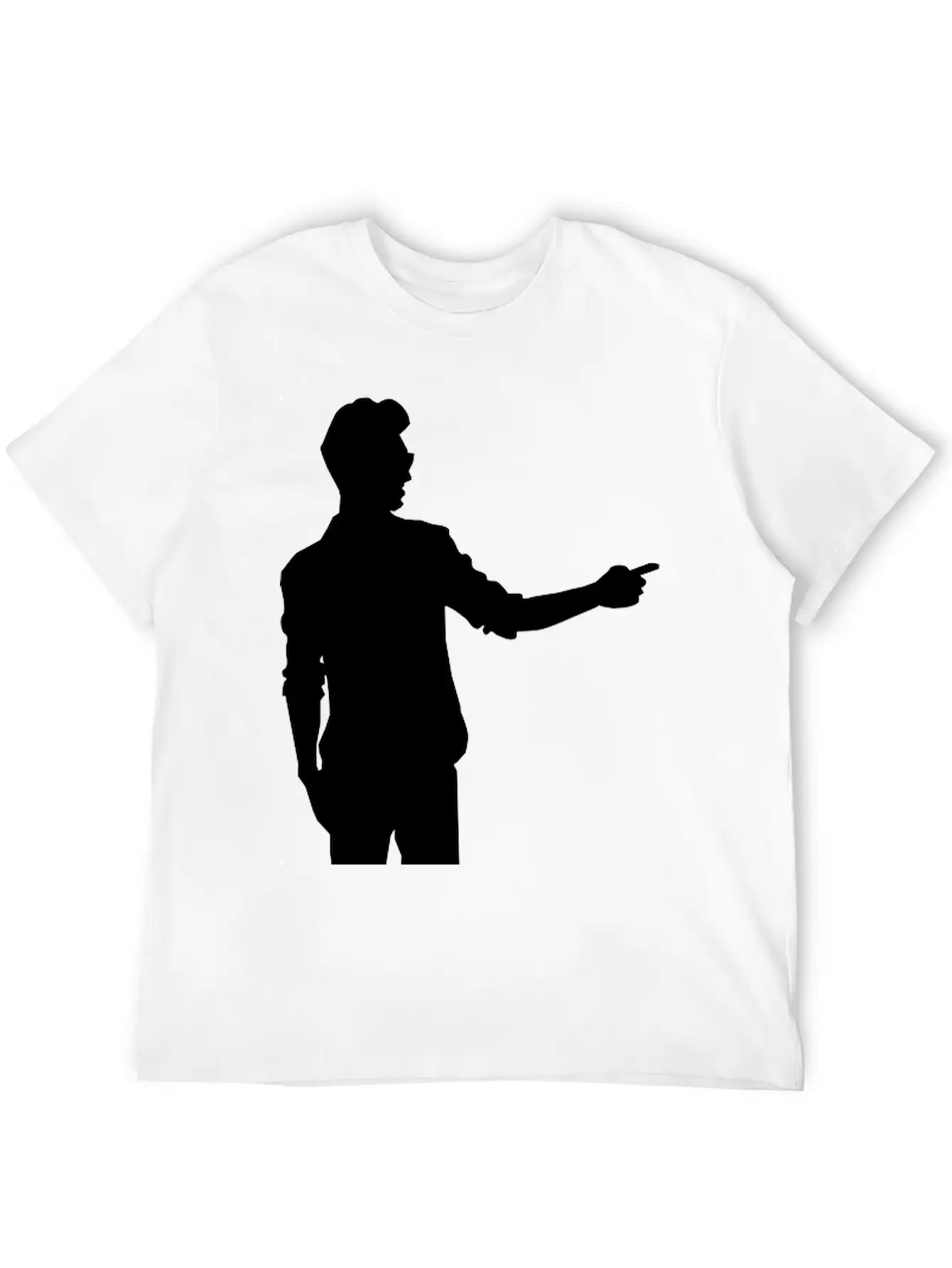 Pointing Man Timeless Short Sleeve Tee – Comfy And Minimalist Design