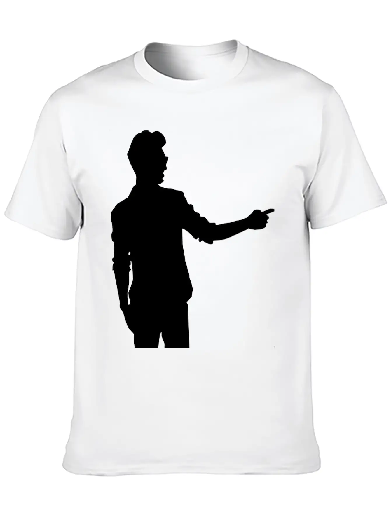 Pointing Man Timeless Short Sleeve Tee – Comfy And Minimalist Design