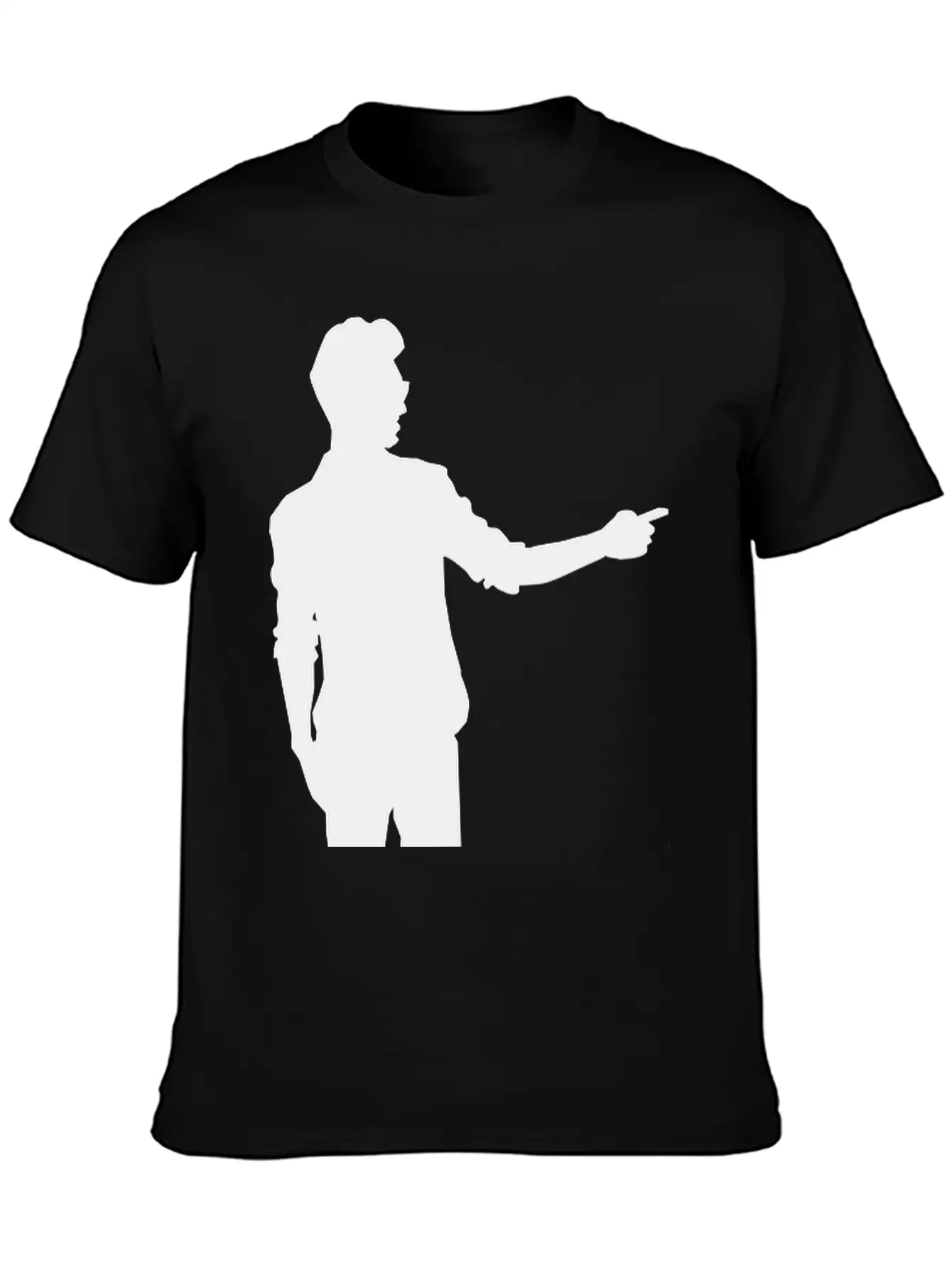 Pointing Man Timeless Short Sleeve Tee – Comfy And Minimalist Design