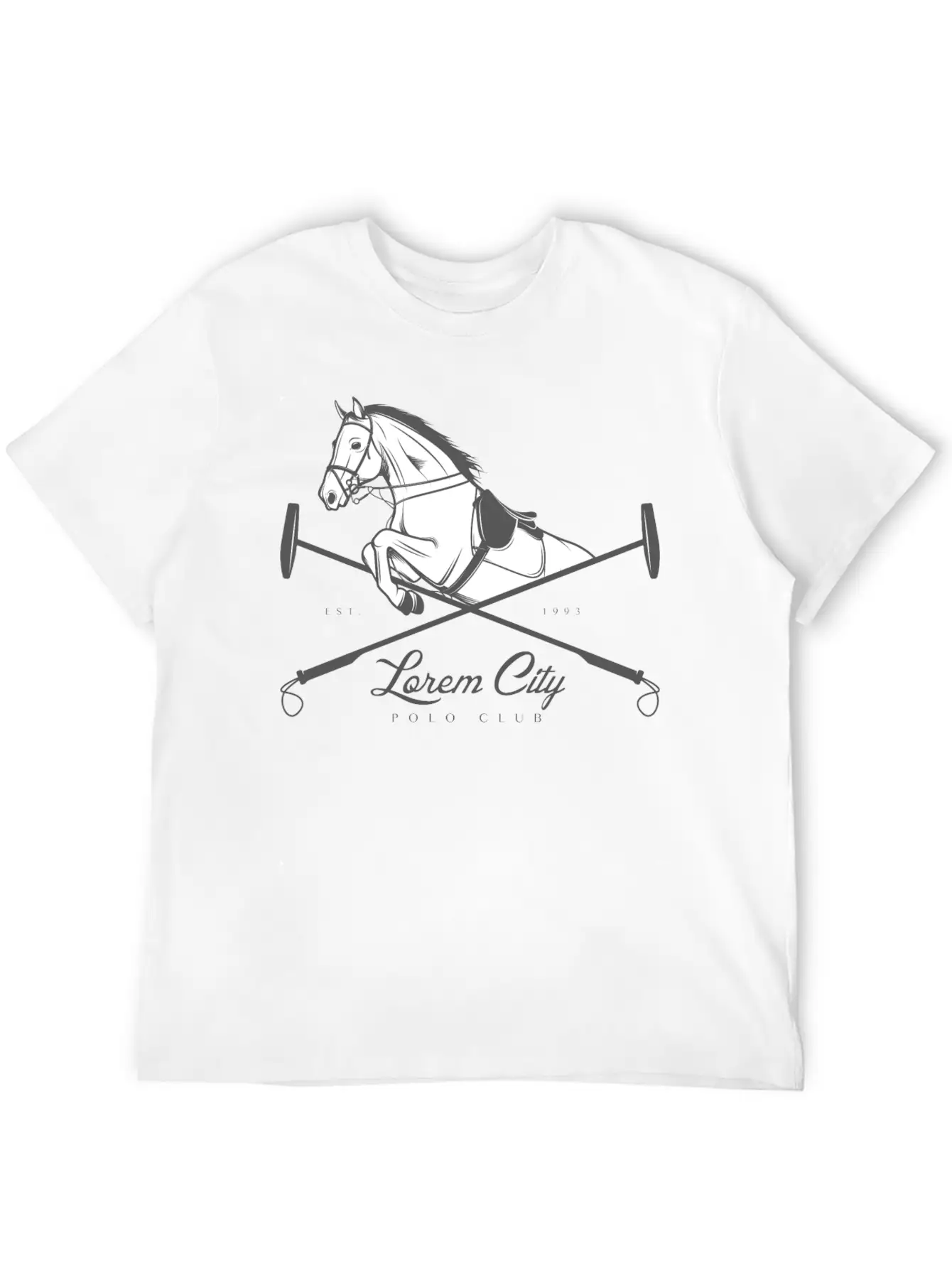 Polo Emblem Unisex Short Sleeve Soft Cotton T-Shirt – Casual Everyday Wear