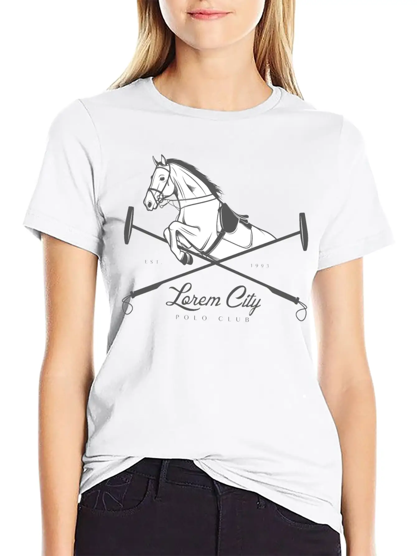 Polo Emblem Unisex Short Sleeve Soft Cotton T-Shirt – Casual Everyday Wear