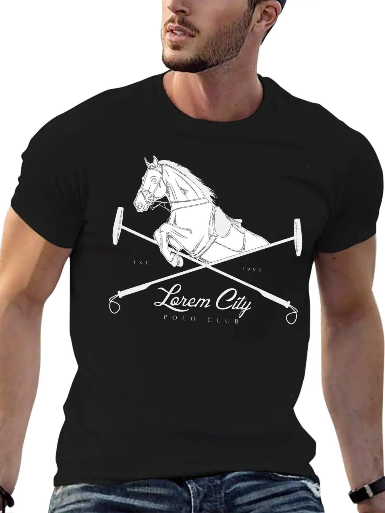 Polo Emblem Unisex Short Sleeve Soft Cotton T-Shirt – Casual Everyday Wear