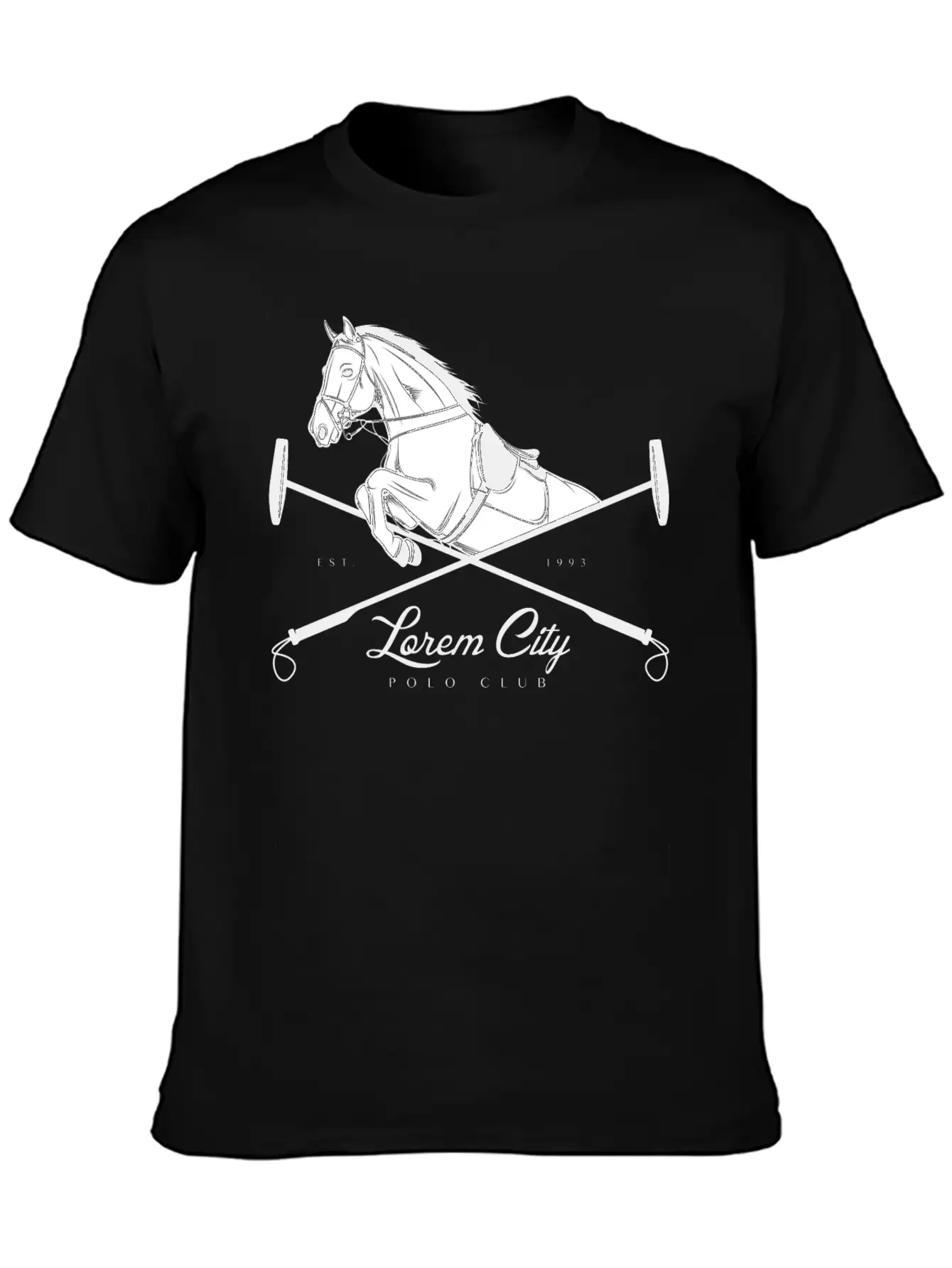 Polo Emblem Unisex Short Sleeve Soft Cotton T-Shirt – Casual Everyday Wear