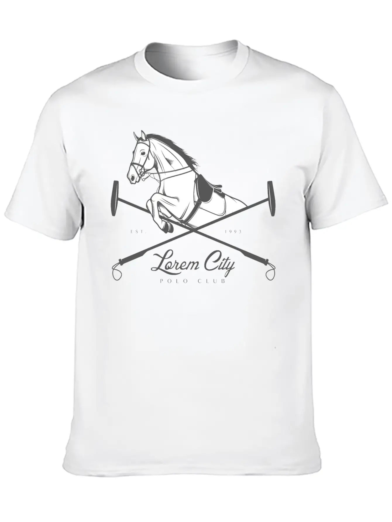 Polo Emblem Unisex Short Sleeve Soft Cotton T-Shirt – Casual Everyday Wear