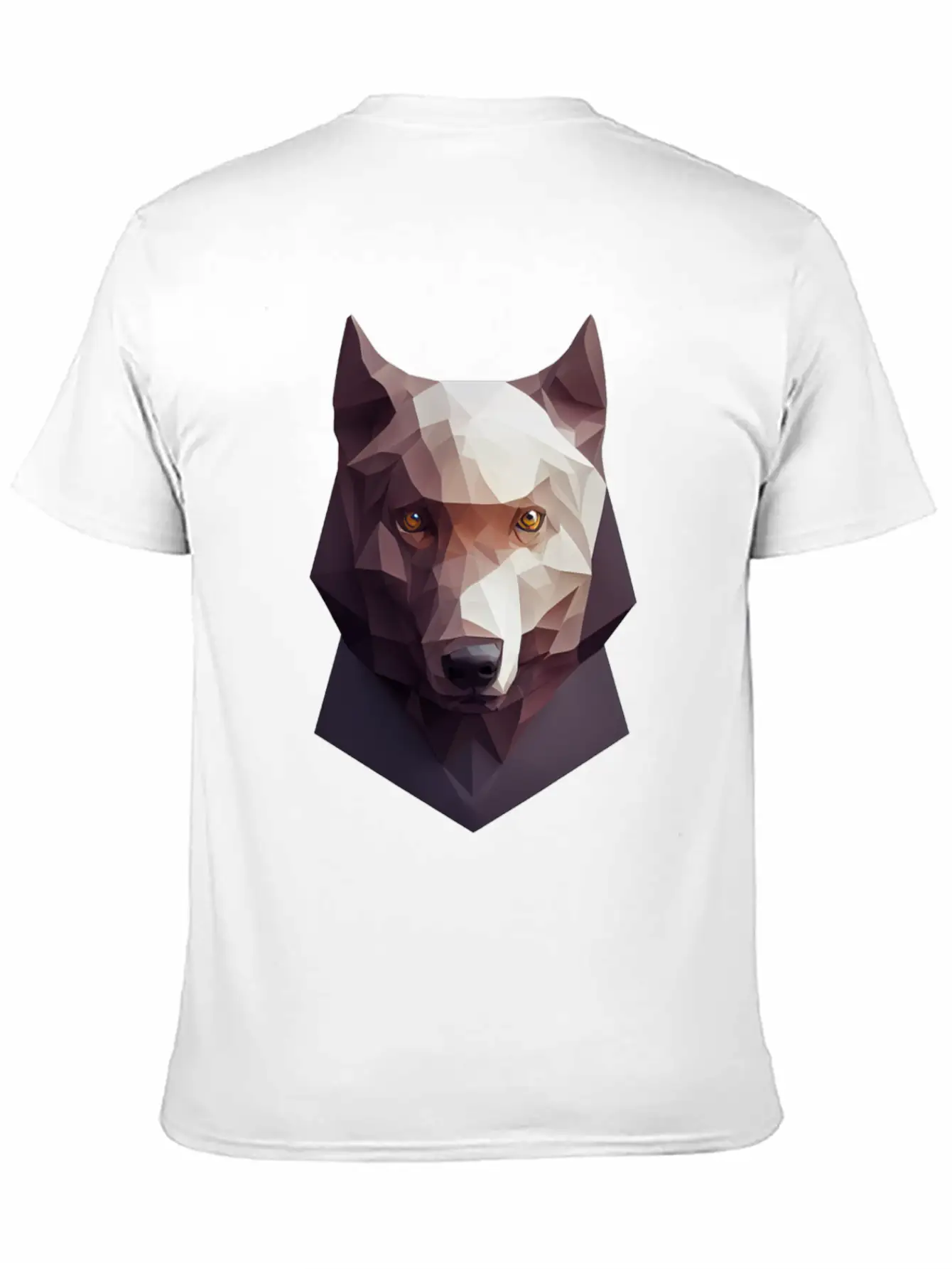 Polygon Wolf Head Low Poly Wolves Basic Graphic T-Shirt – Daily Comfort In Soft Cotton