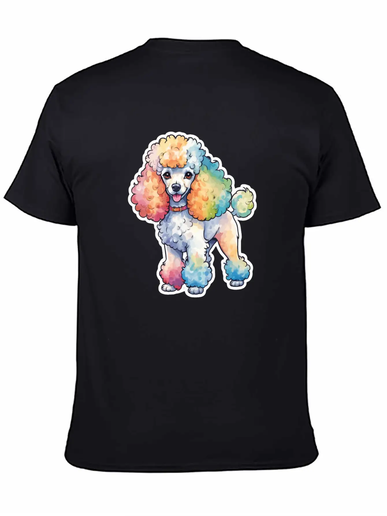 Poodle Watercolor Stylish Everyday T-Shirt – Unisex Basic Cotton Tee