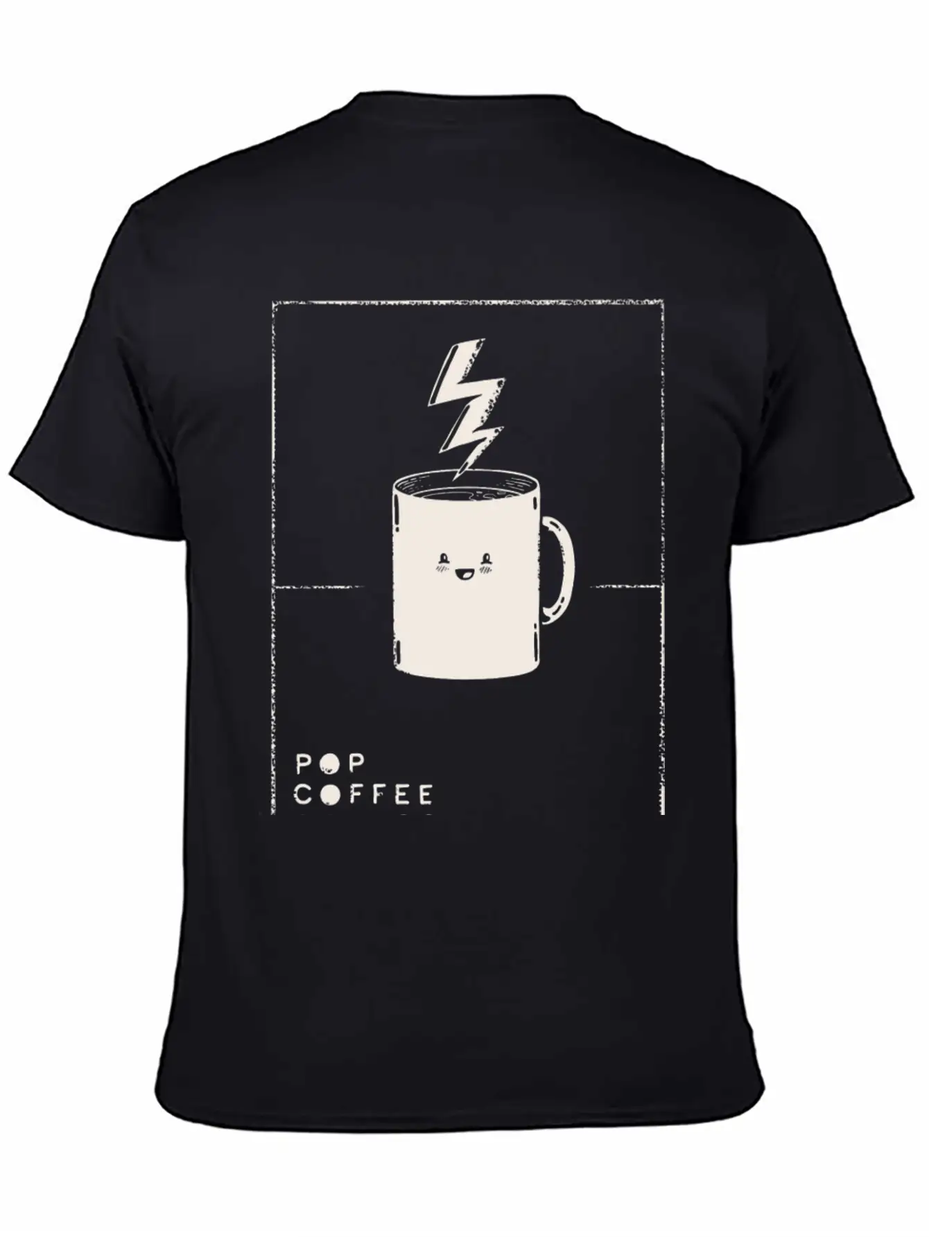 Pop Coffee Comics Extra Energy Edition Stylish Everyday T-Shirt – Unisex Basic Cotton Tee