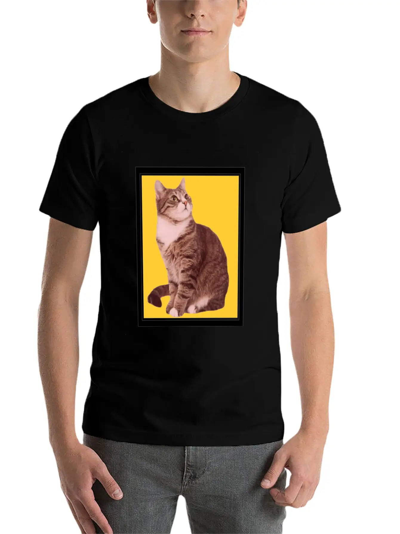 Popping Cat / Pop Cat / Lover Cat Basic Graphic T-Shirt – Daily Comfort In Soft Cotton