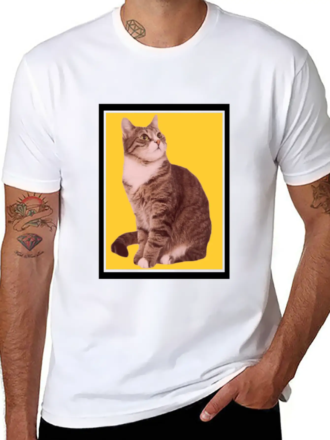 Popping Cat / Pop Cat / Lover Cat Basic Graphic T-Shirt – Daily Comfort In Soft Cotton