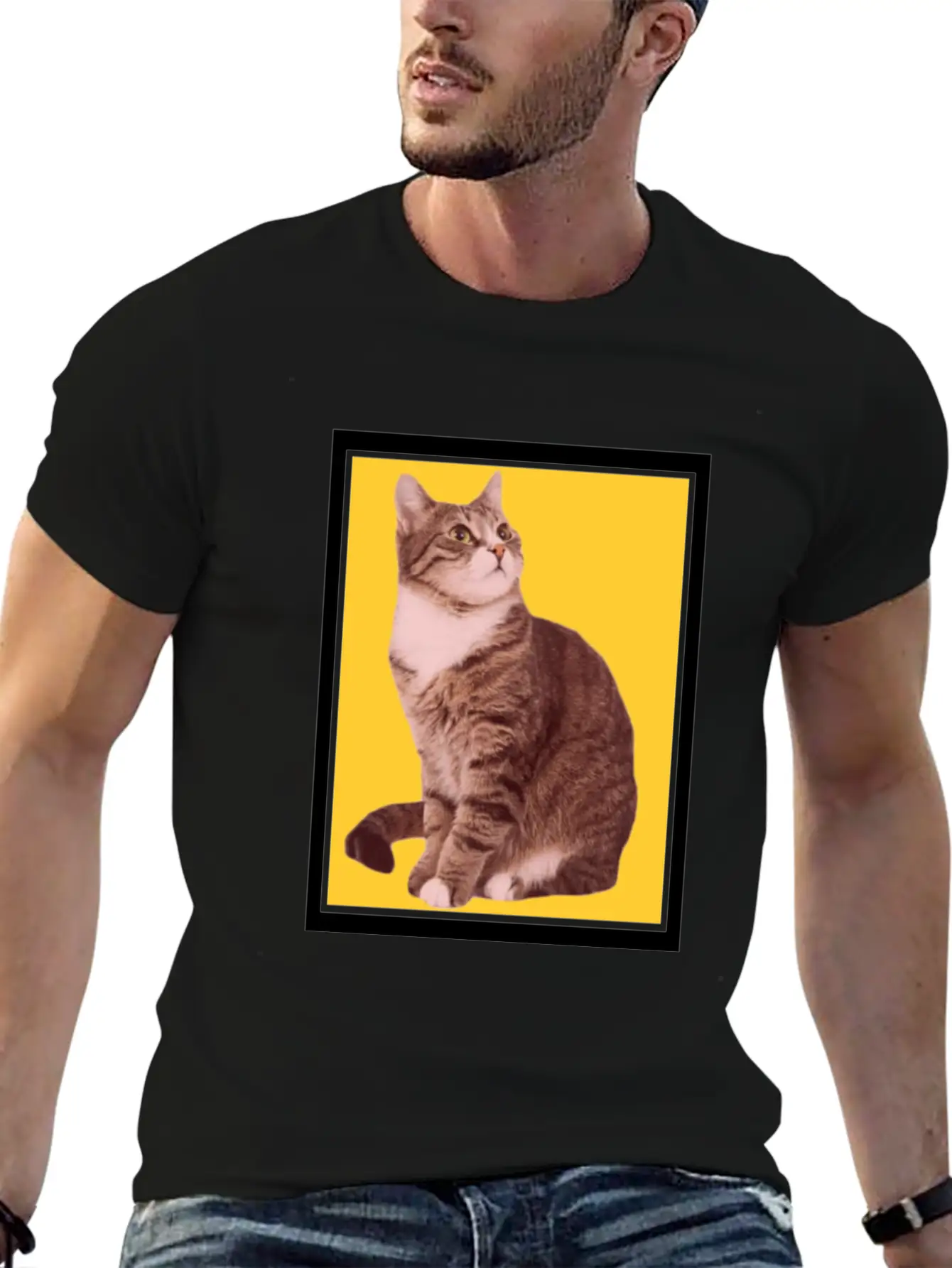 Popping Cat / Pop Cat / Lover Cat Basic Graphic T-Shirt – Daily Comfort In Soft Cotton