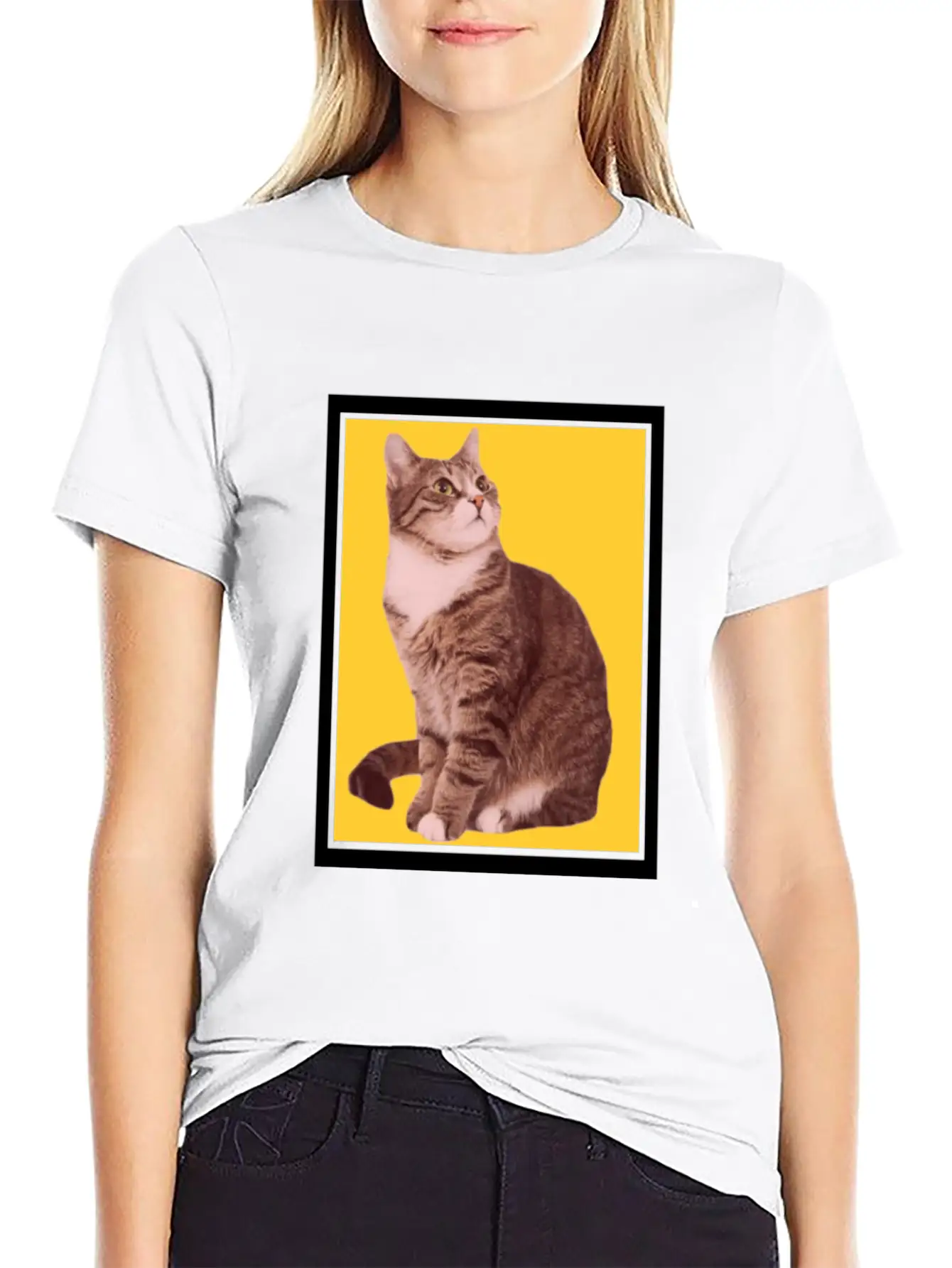 Popping Cat / Pop Cat / Lover Cat Basic Graphic T-Shirt – Daily Comfort In Soft Cotton