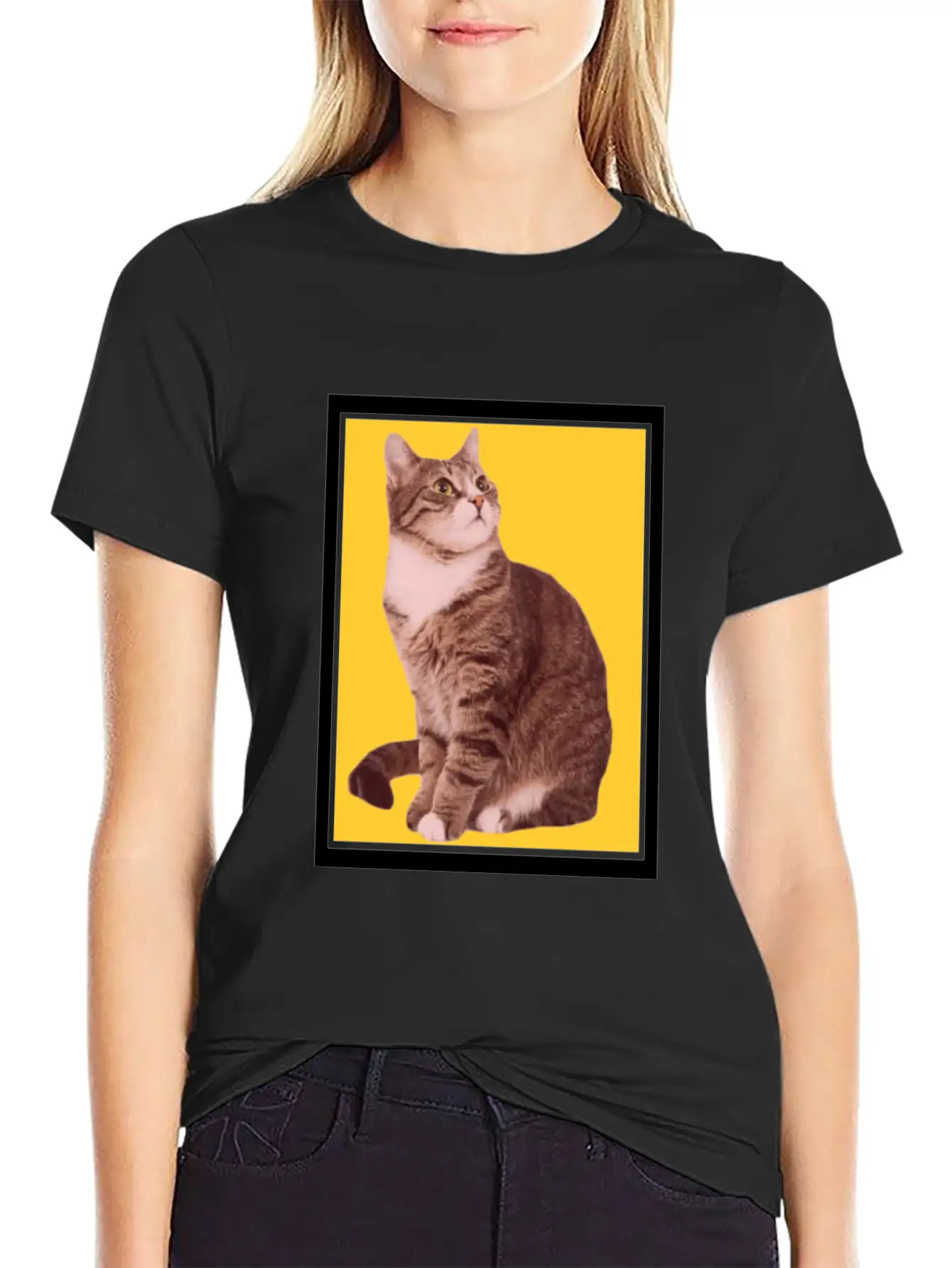 Popping Cat / Pop Cat / Lover Cat Basic Graphic T-Shirt – Daily Comfort In Soft Cotton