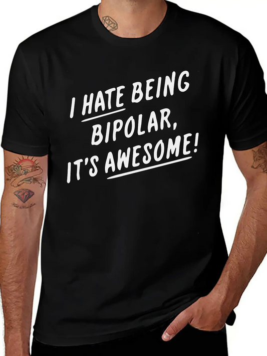 Positively Bipolar Comfortable Minimalist Graphic Tee – Summer Style Essential