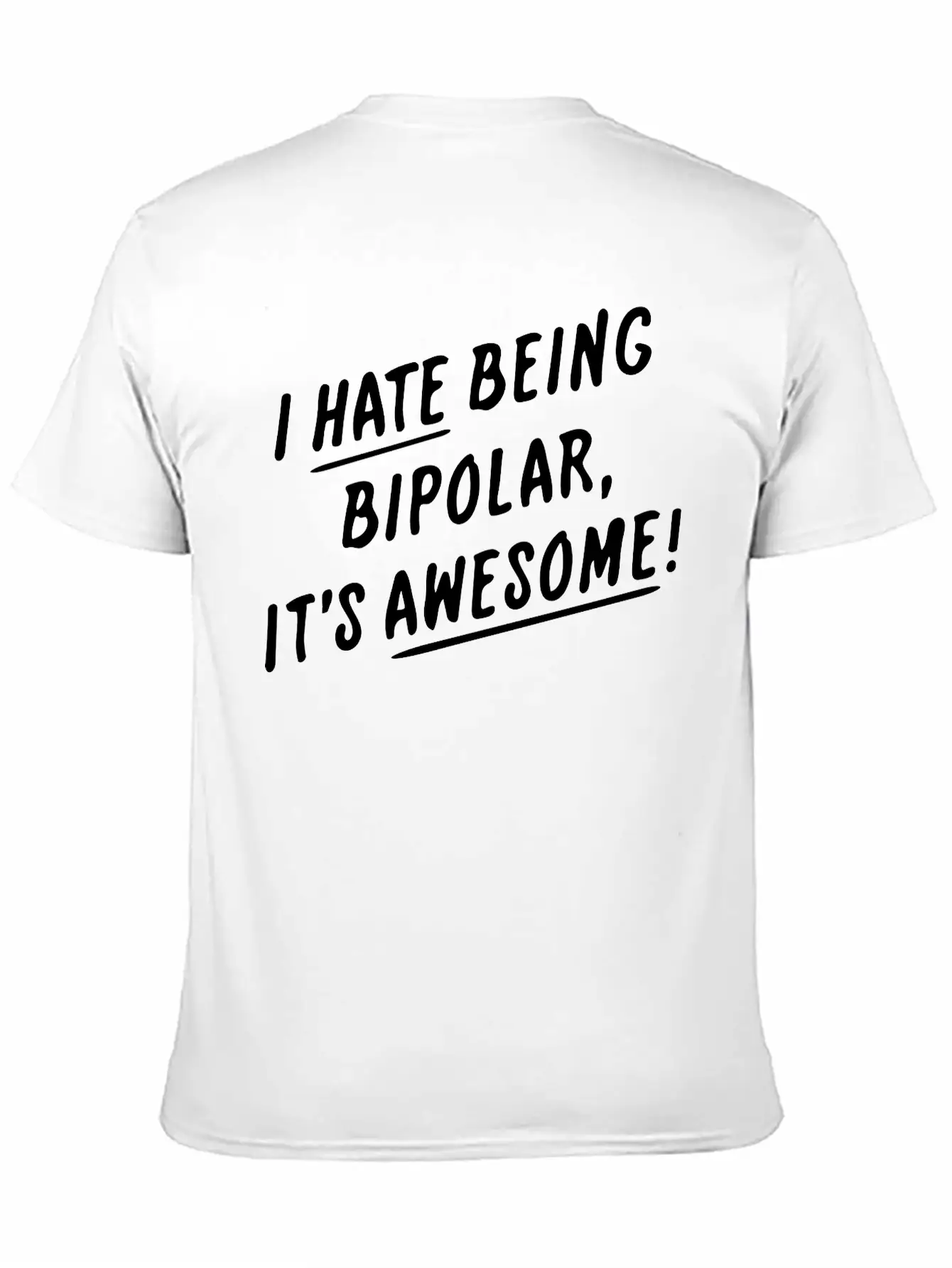 Positively Bipolar Comfortable Minimalist Graphic Tee – Summer Style Essential