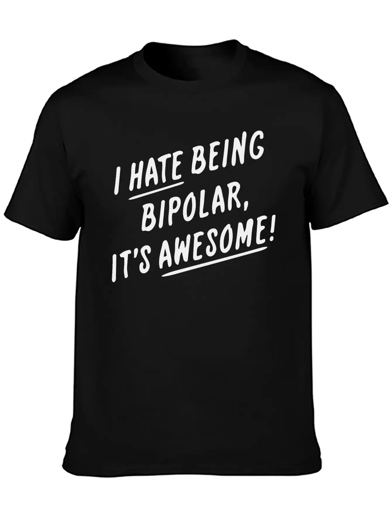 Positively Bipolar Comfortable Minimalist Graphic Tee – Summer Style Essential