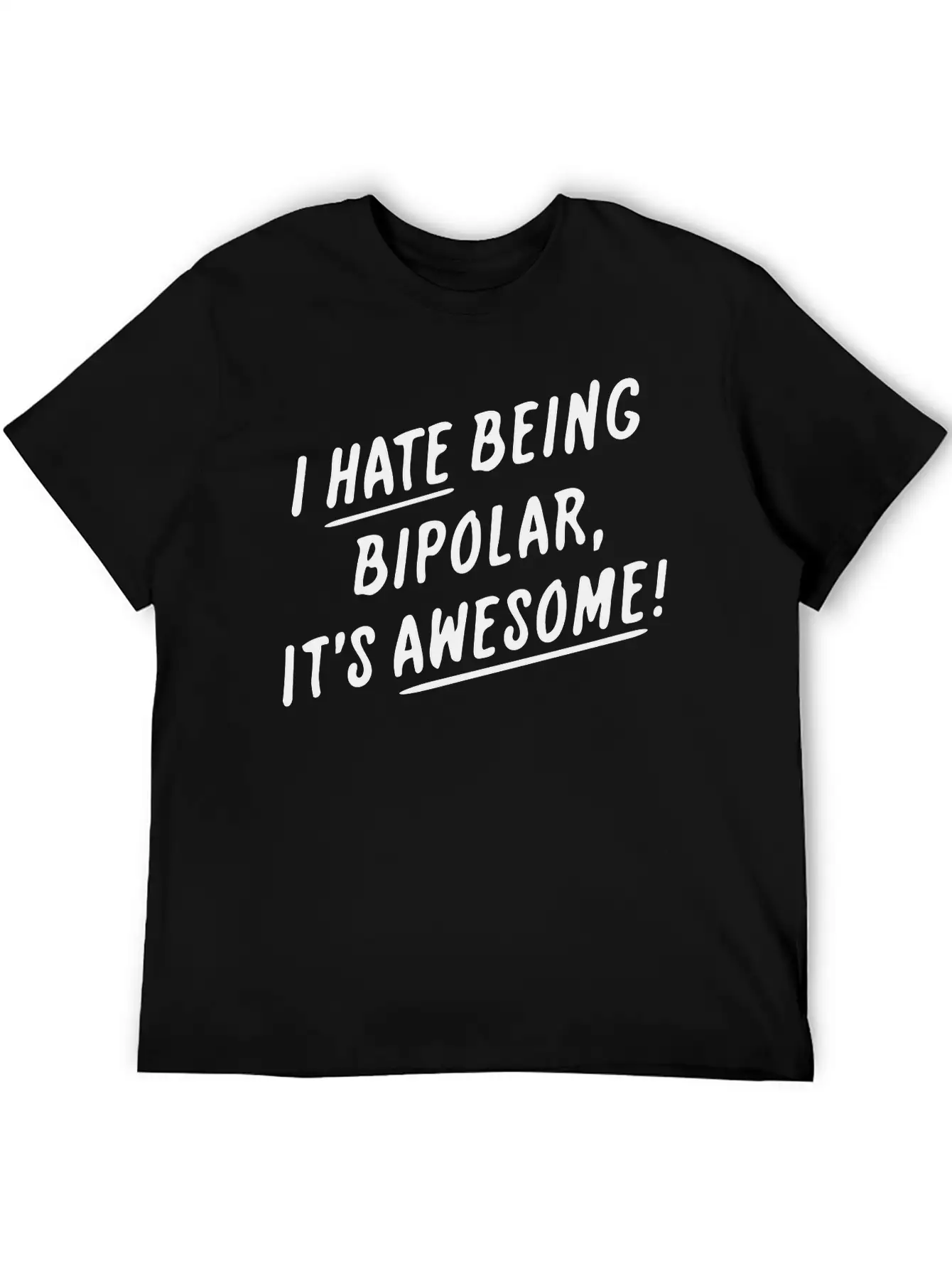 Positively Bipolar Comfortable Minimalist Graphic Tee – Summer Style Essential