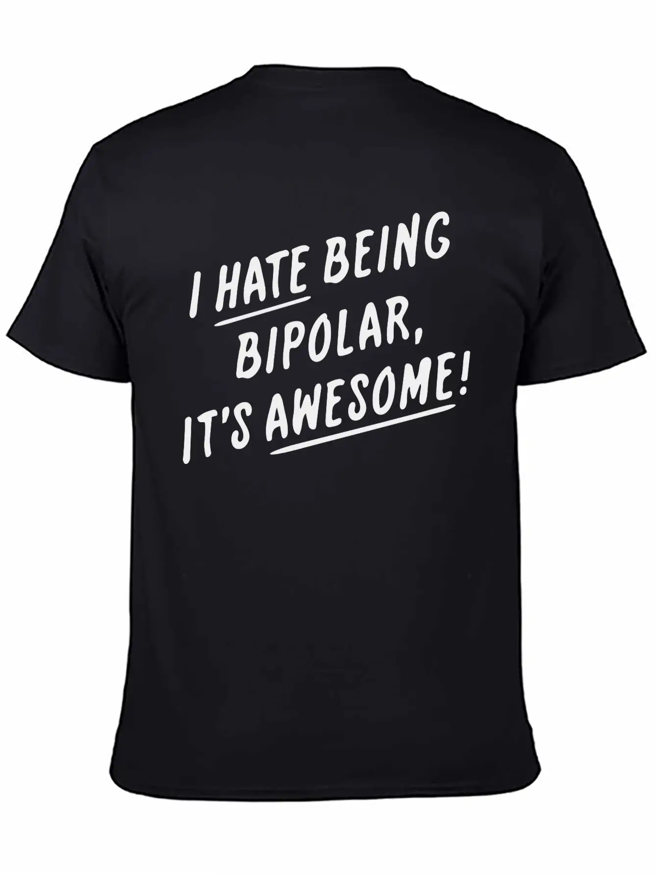 Positively Bipolar Comfortable Minimalist Graphic Tee – Summer Style Essential