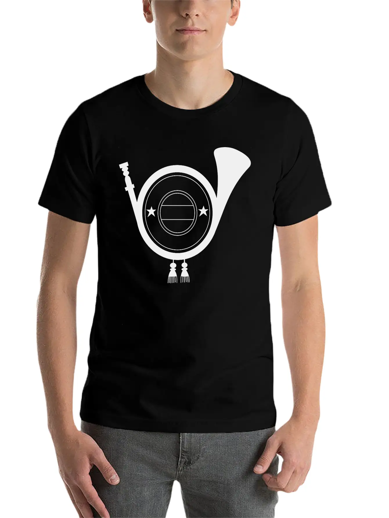Post Horn Emblem Basic Graphic T-Shirt – Daily Comfort In Soft Cotton