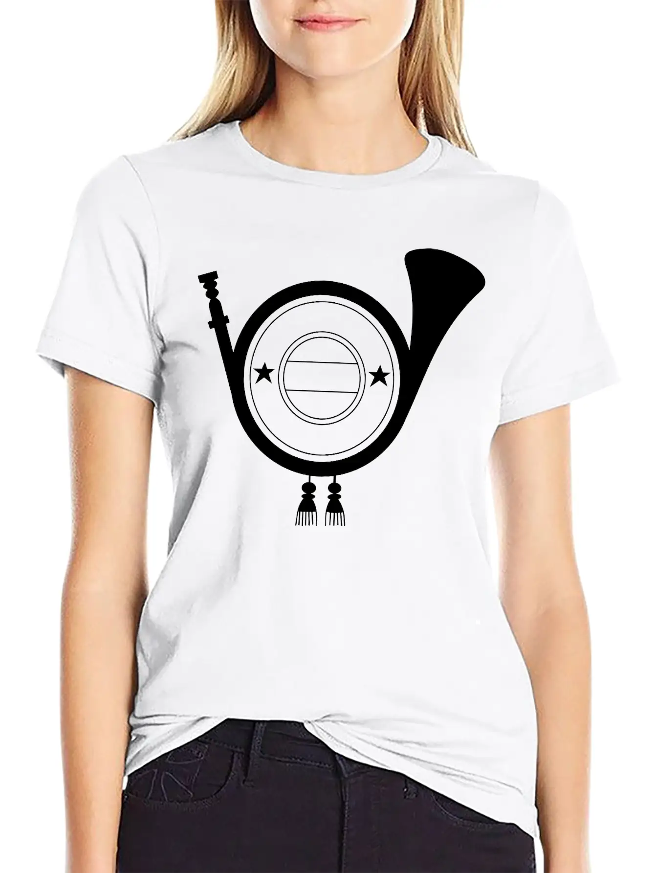 Post Horn Emblem Basic Graphic T-Shirt – Daily Comfort In Soft Cotton