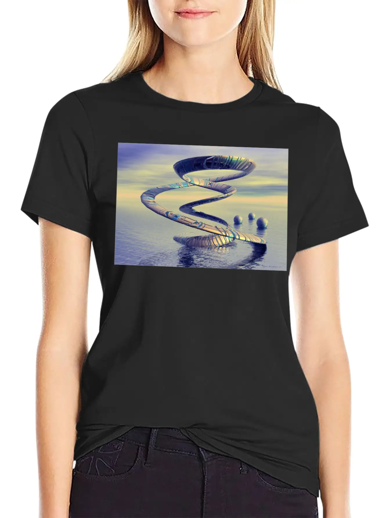 Posters - Into Life By Sipo Liimatainen Stylish Everyday T-Shirt – Unisex Basic Cotton Tee