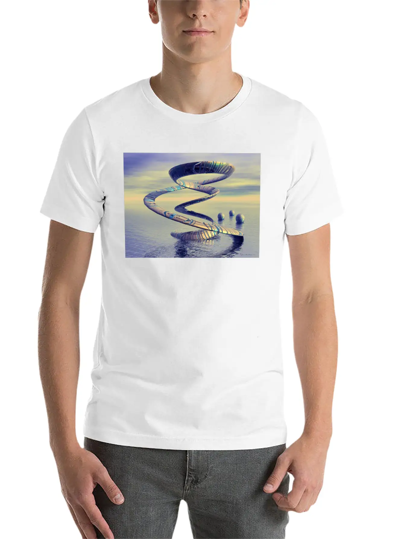 Posters - Into Life By Sipo Liimatainen Stylish Everyday T-Shirt – Unisex Basic Cotton Tee