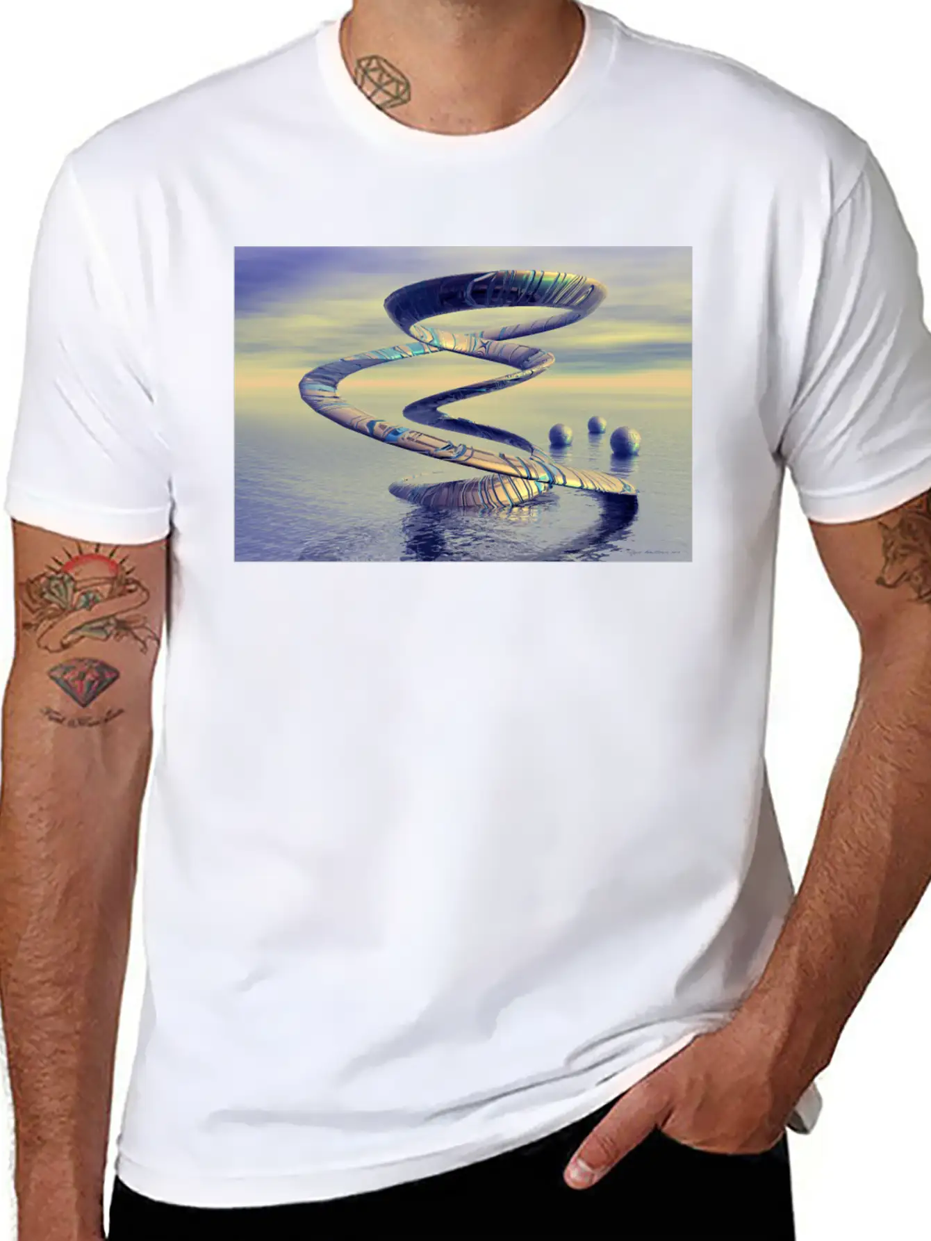 Posters - Into Life By Sipo Liimatainen Stylish Everyday T-Shirt – Unisex Basic Cotton Tee