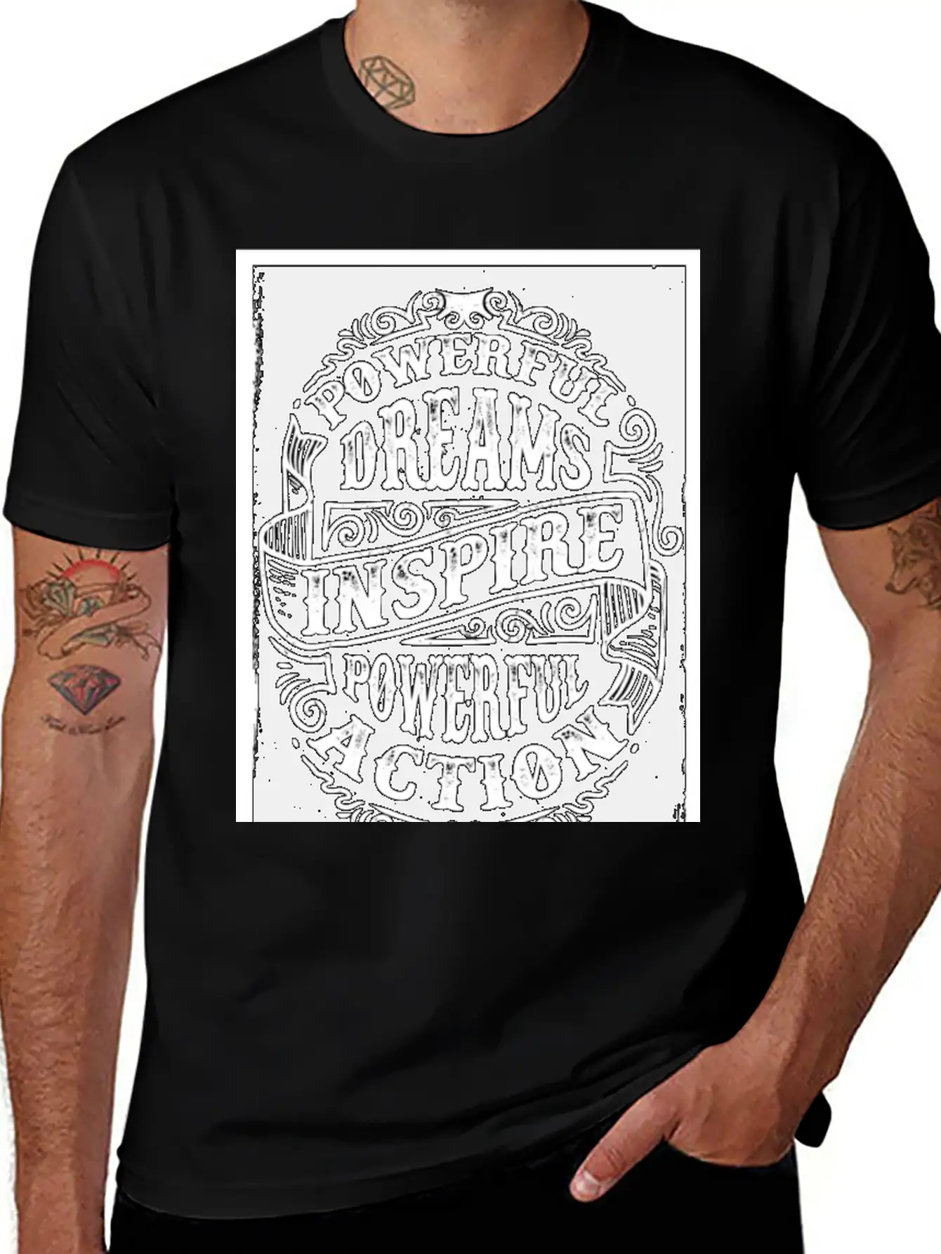 Powerful-Dreams.jpg Comfortable Minimalist Graphic Tee – Summer Style Essential