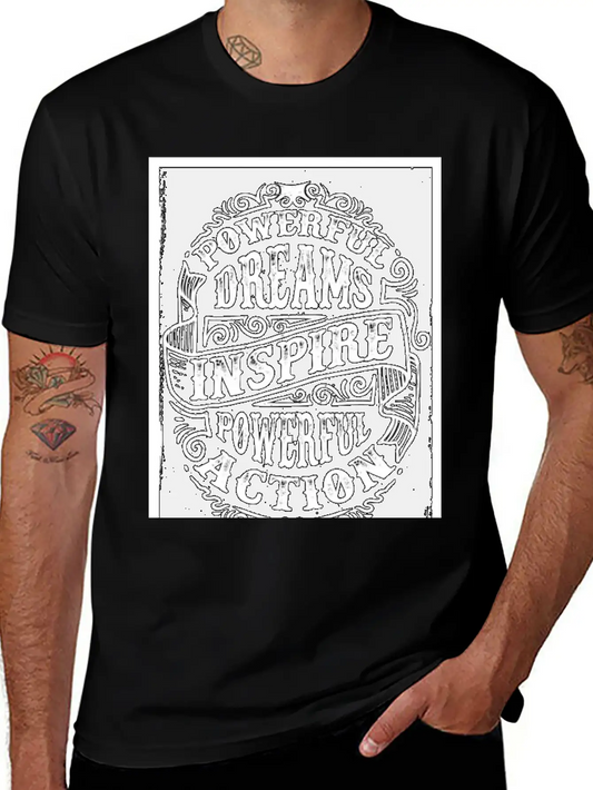 Powerful-Dreams.jpg Comfortable Minimalist Graphic Tee – Summer Style Essential