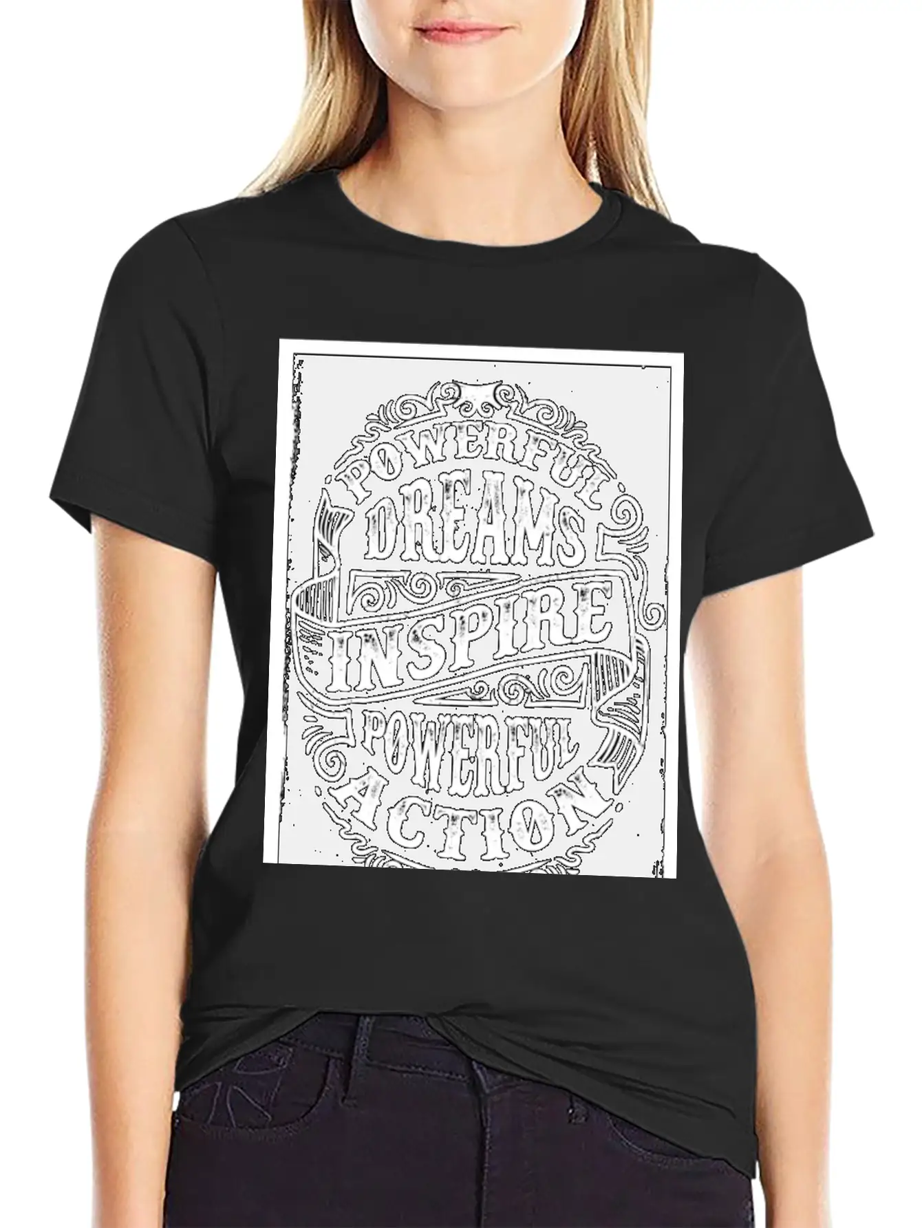 Powerful-Dreams.jpg Comfortable Minimalist Graphic Tee – Summer Style Essential