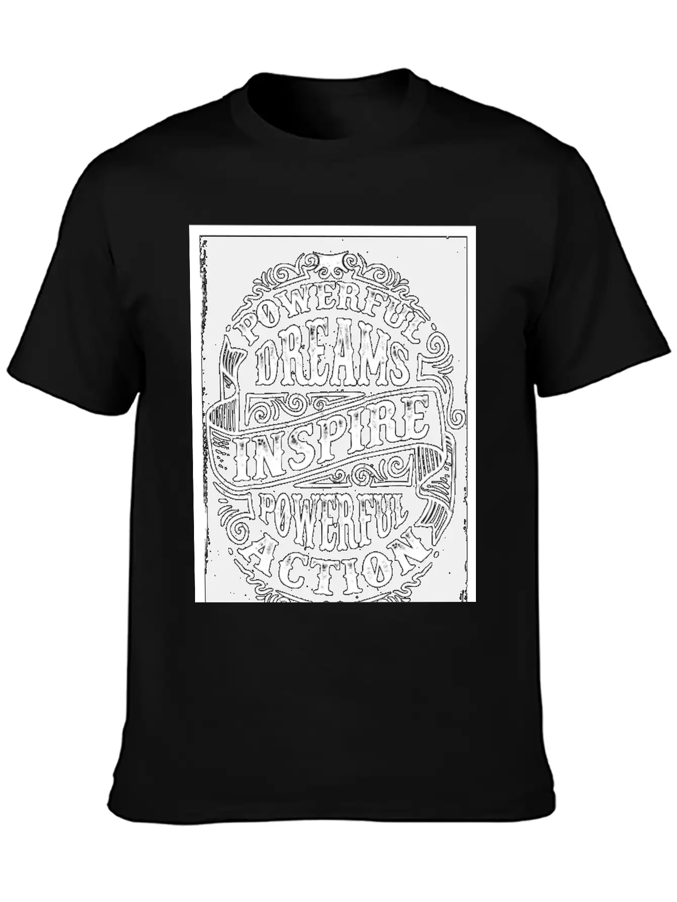 Powerful-Dreams.jpg Comfortable Minimalist Graphic Tee – Summer Style Essential