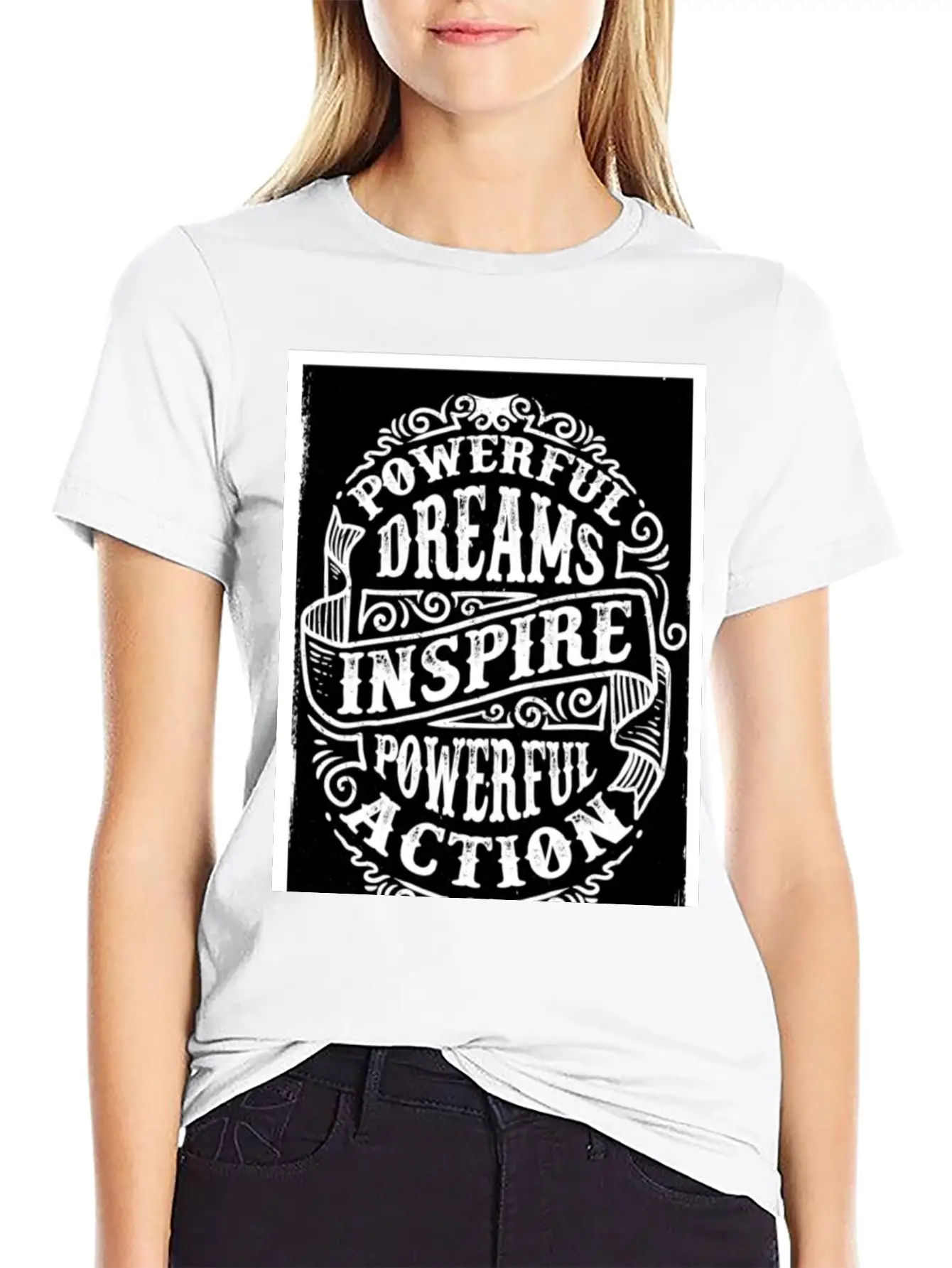 Powerful-Dreams.jpg Comfortable Minimalist Graphic Tee – Summer Style Essential