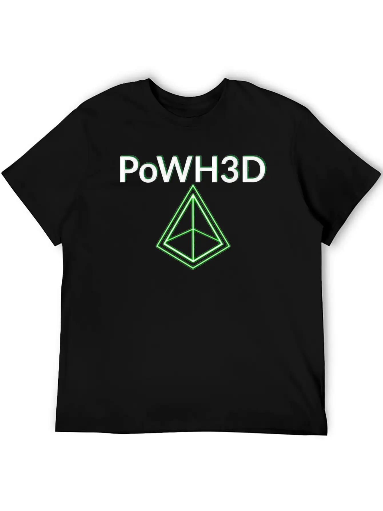POWH3D GREEN Essential Unisex Summer Tee – Soft Cotton Casual Fit