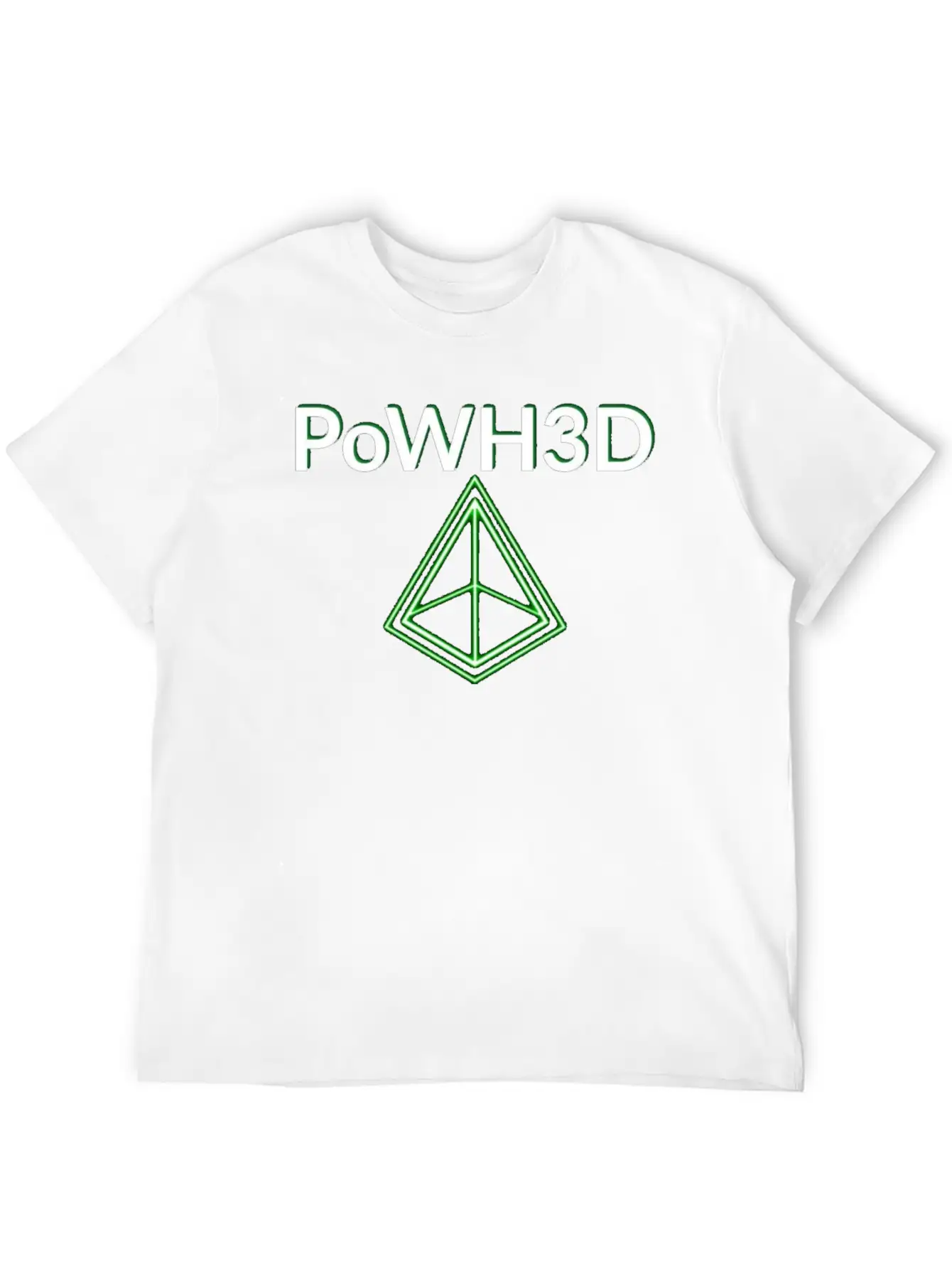 POWH3D GREEN Essential Unisex Summer Tee – Soft Cotton Casual Fit