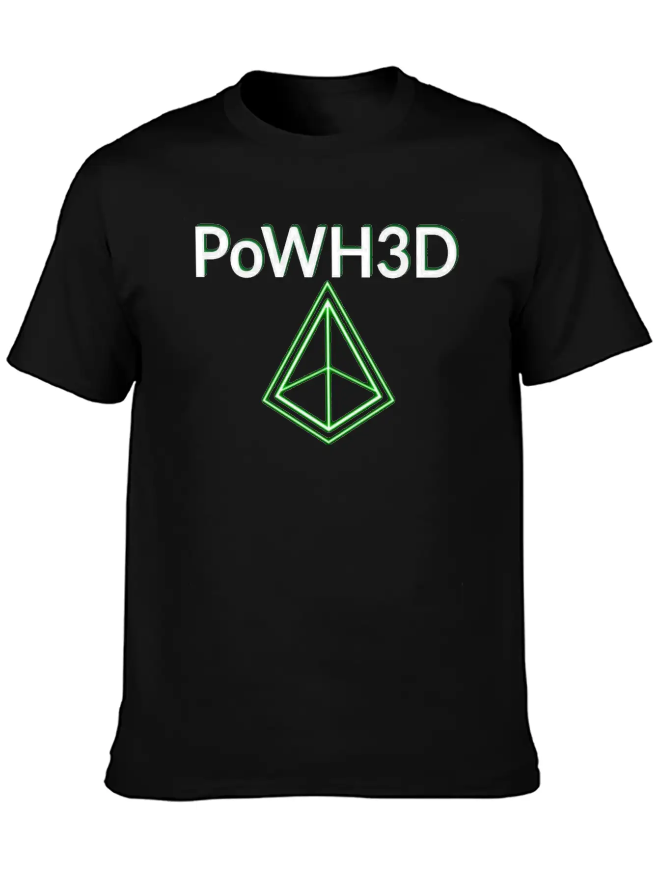 POWH3D GREEN Essential Unisex Summer Tee – Soft Cotton Casual Fit