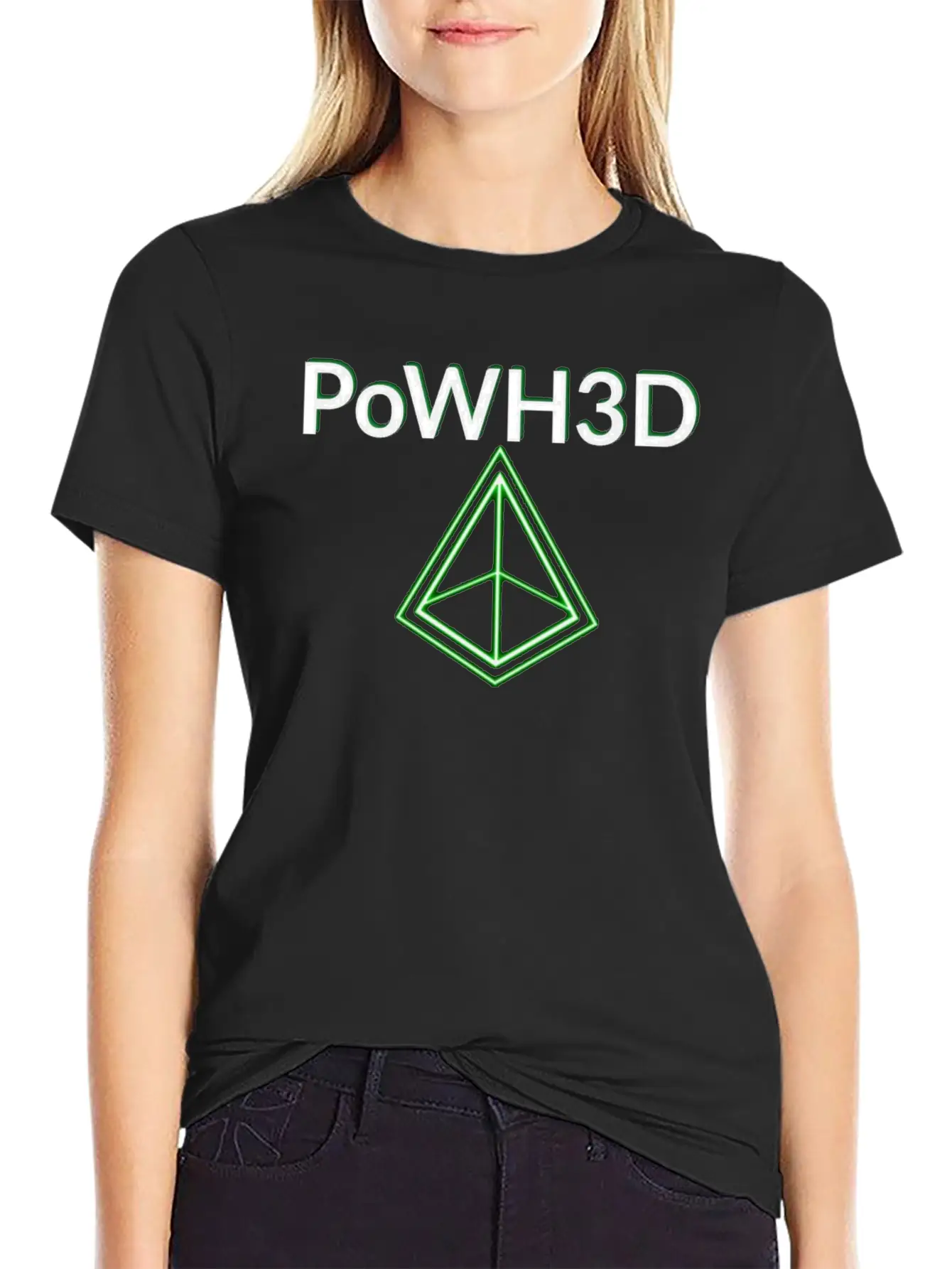 POWH3D GREEN Essential Unisex Summer Tee – Soft Cotton Casual Fit