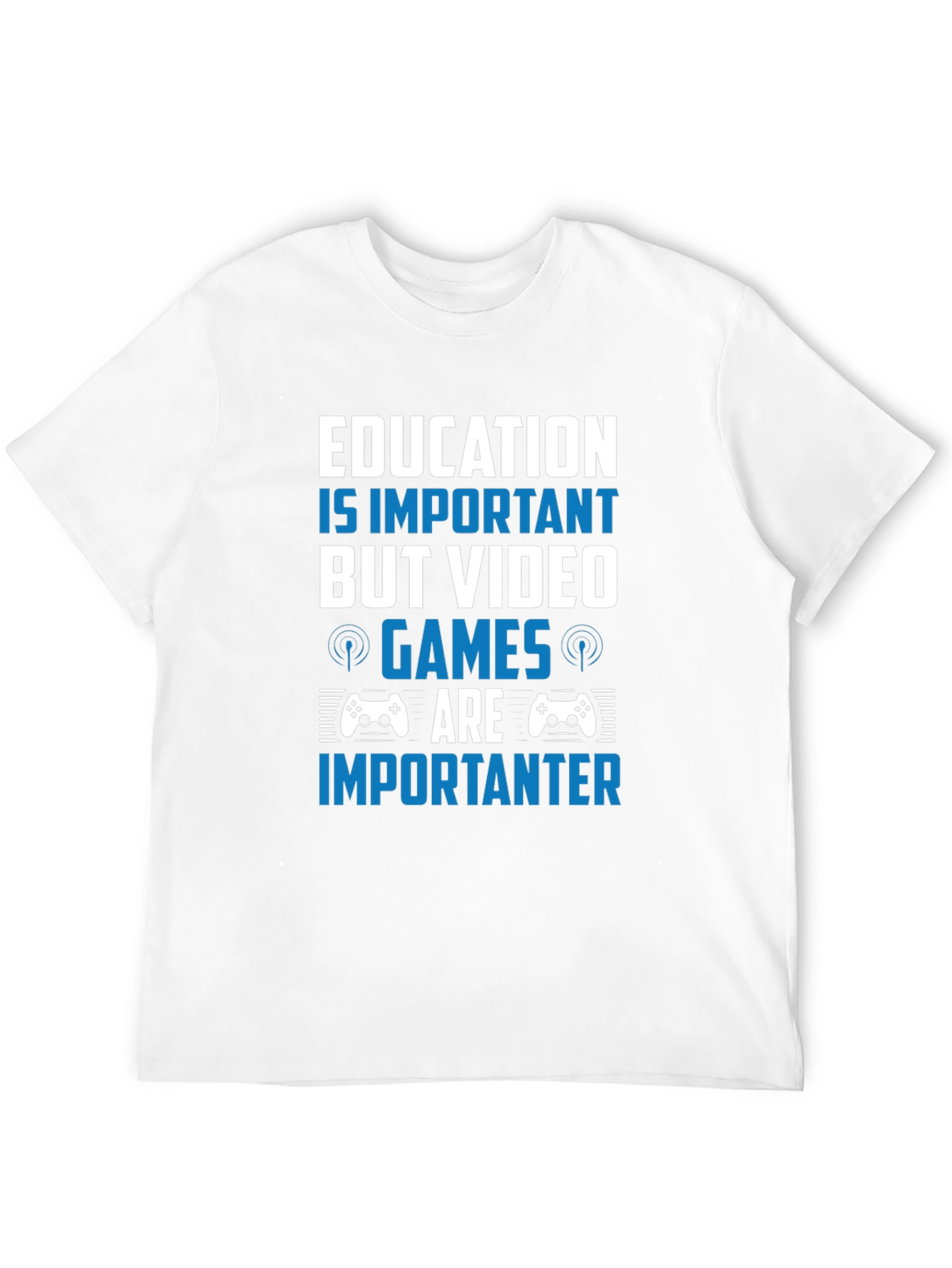 Education vs Video Games T-Shirt