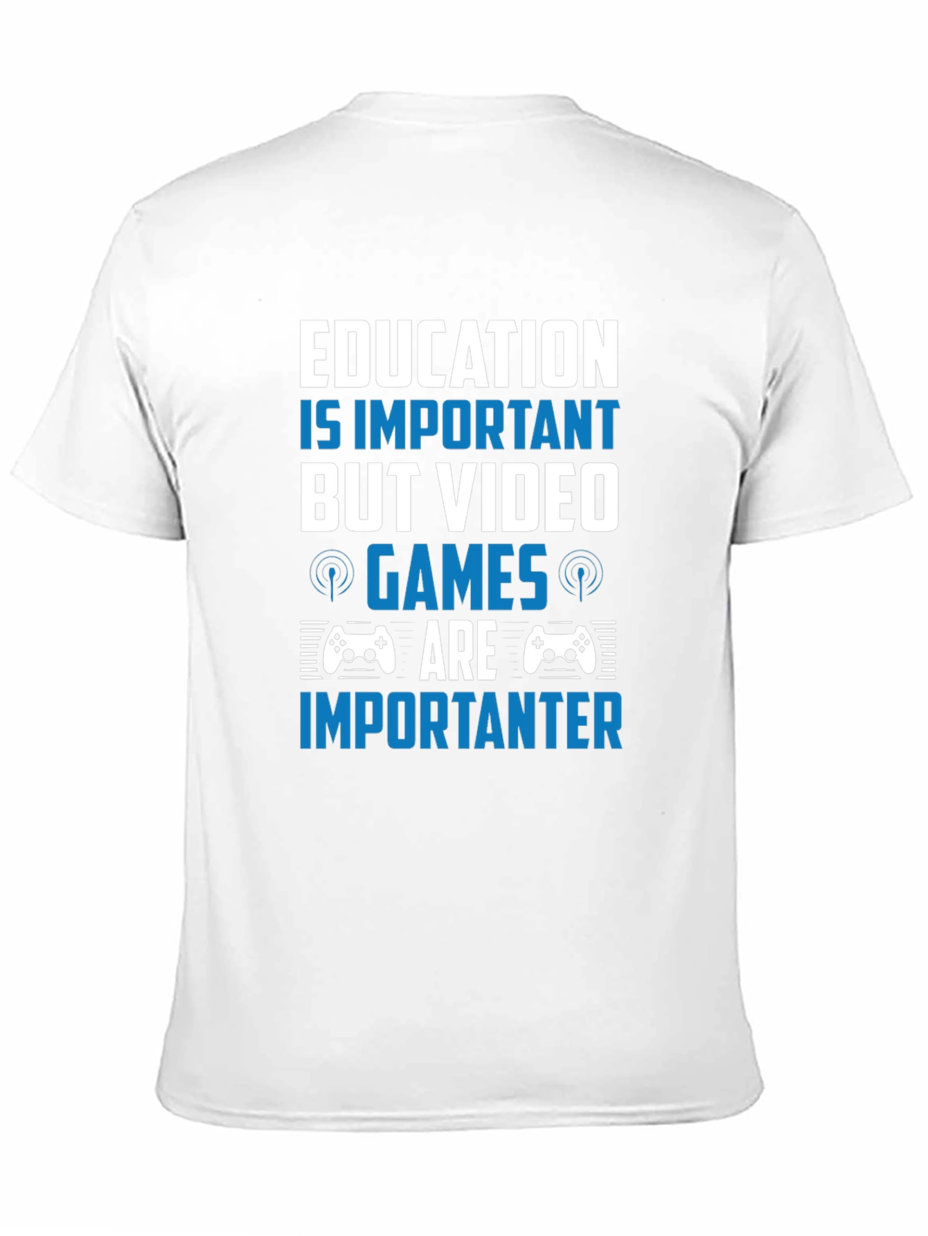 Education vs Video Games T-Shirt