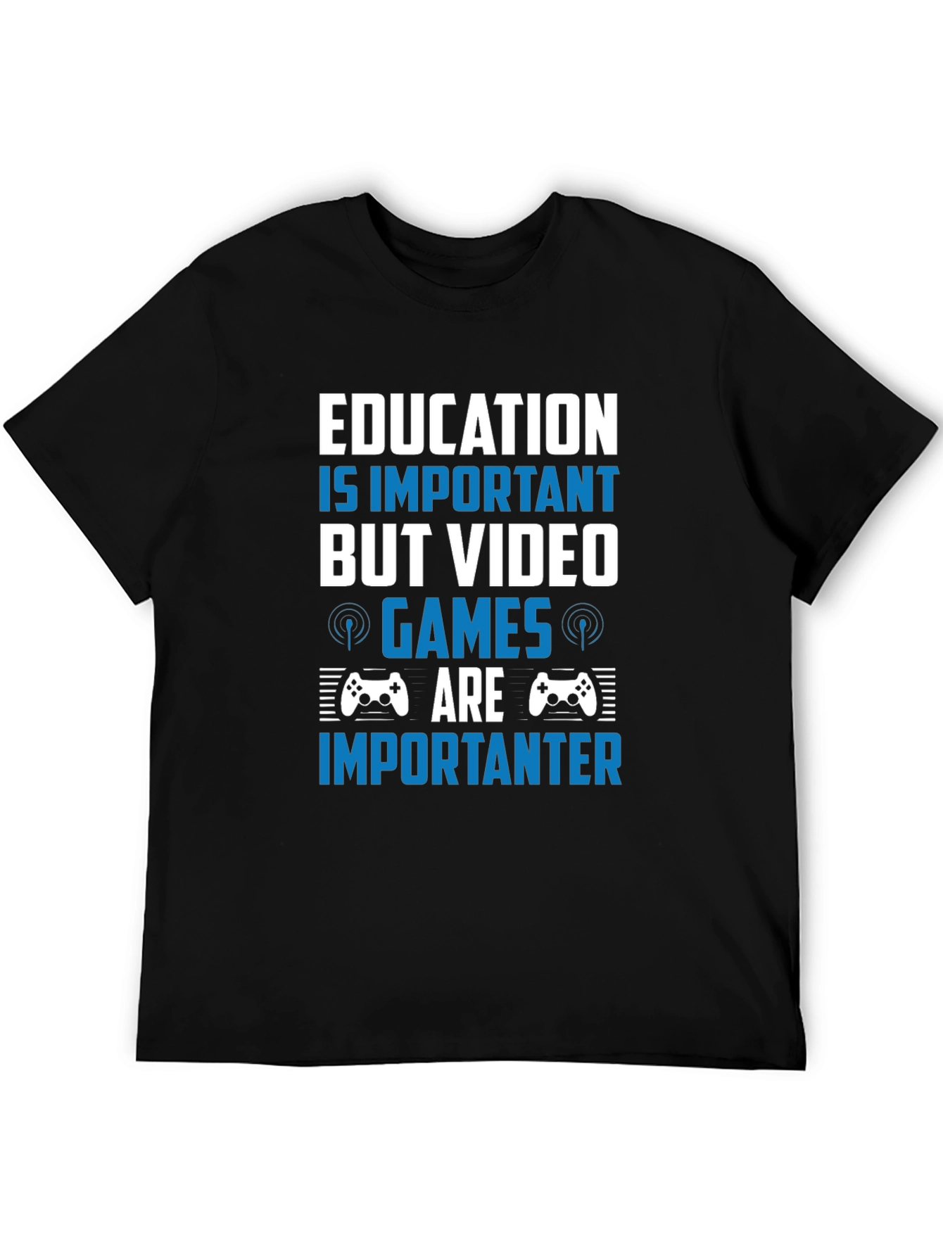Education vs Video Games T-Shirt