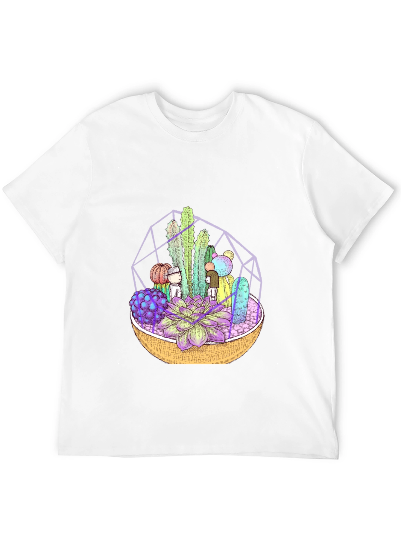 Terrarium Graphic Print Black T-Shirt