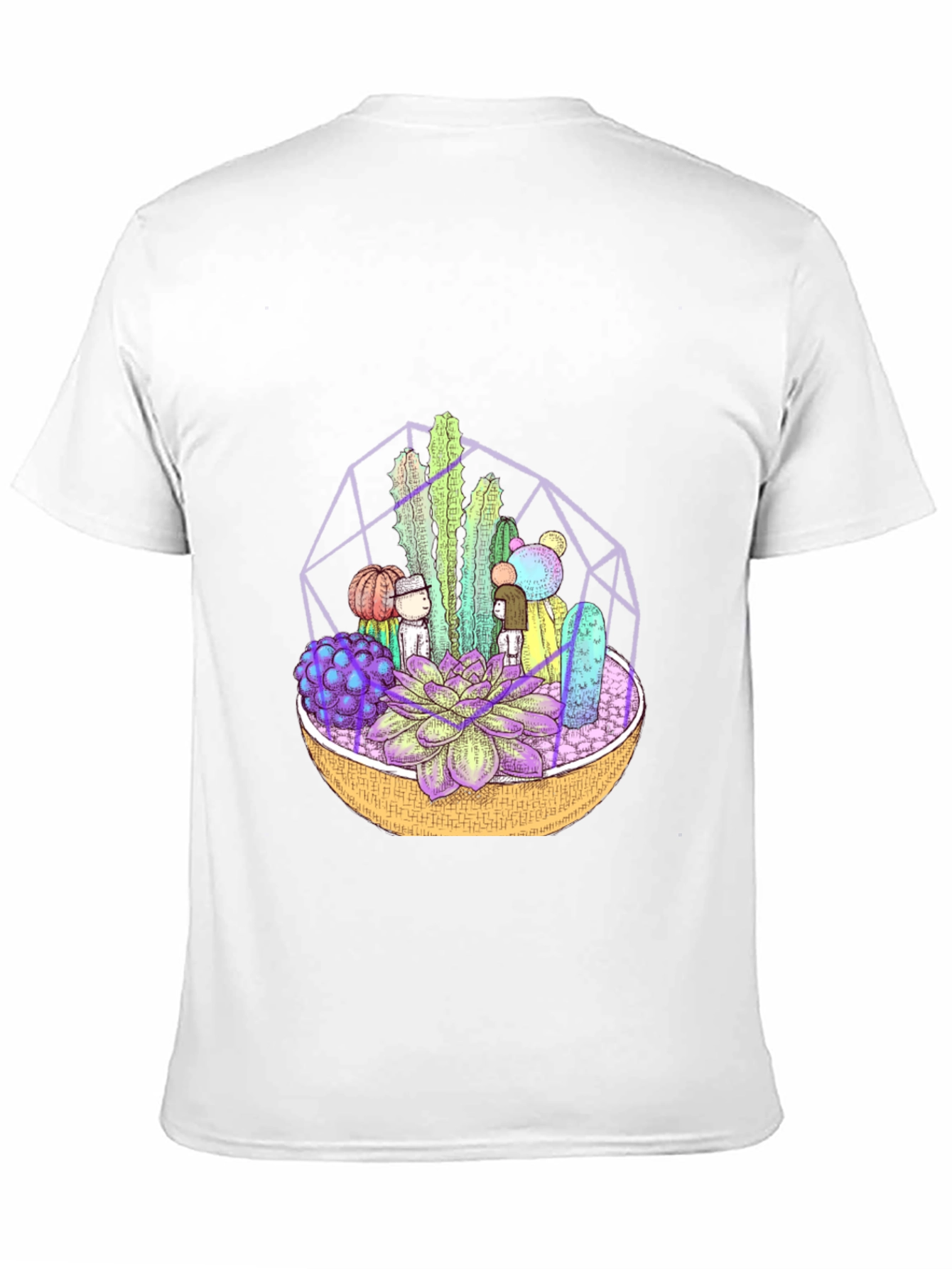 Terrarium Graphic Print Black T-Shirt