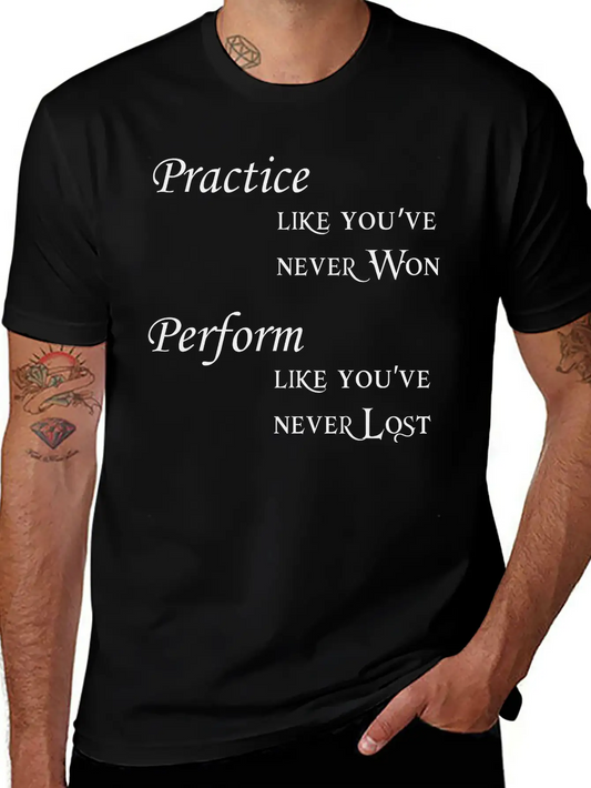 Practice Perform Timeless Short Sleeve Tee – Comfy And Minimalist Design