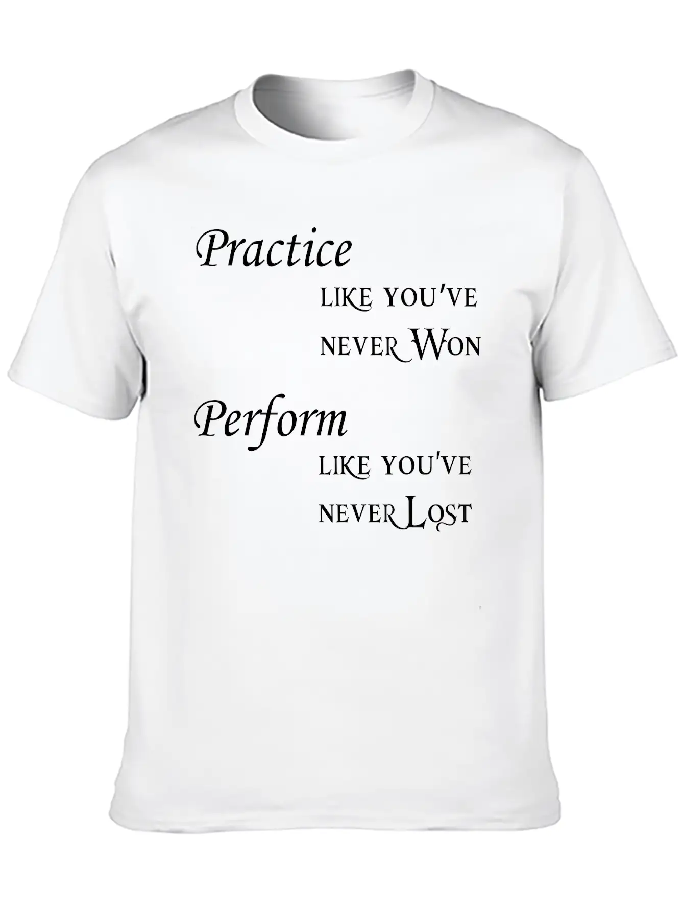 Practice Perform Timeless Short Sleeve Tee – Comfy And Minimalist Design