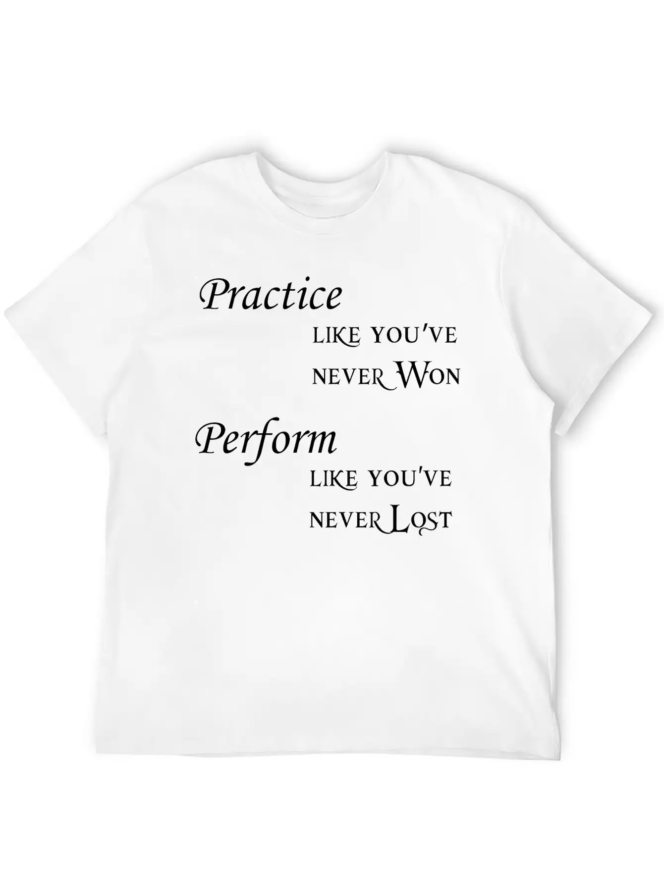 Practice Perform Timeless Short Sleeve Tee – Comfy And Minimalist Design