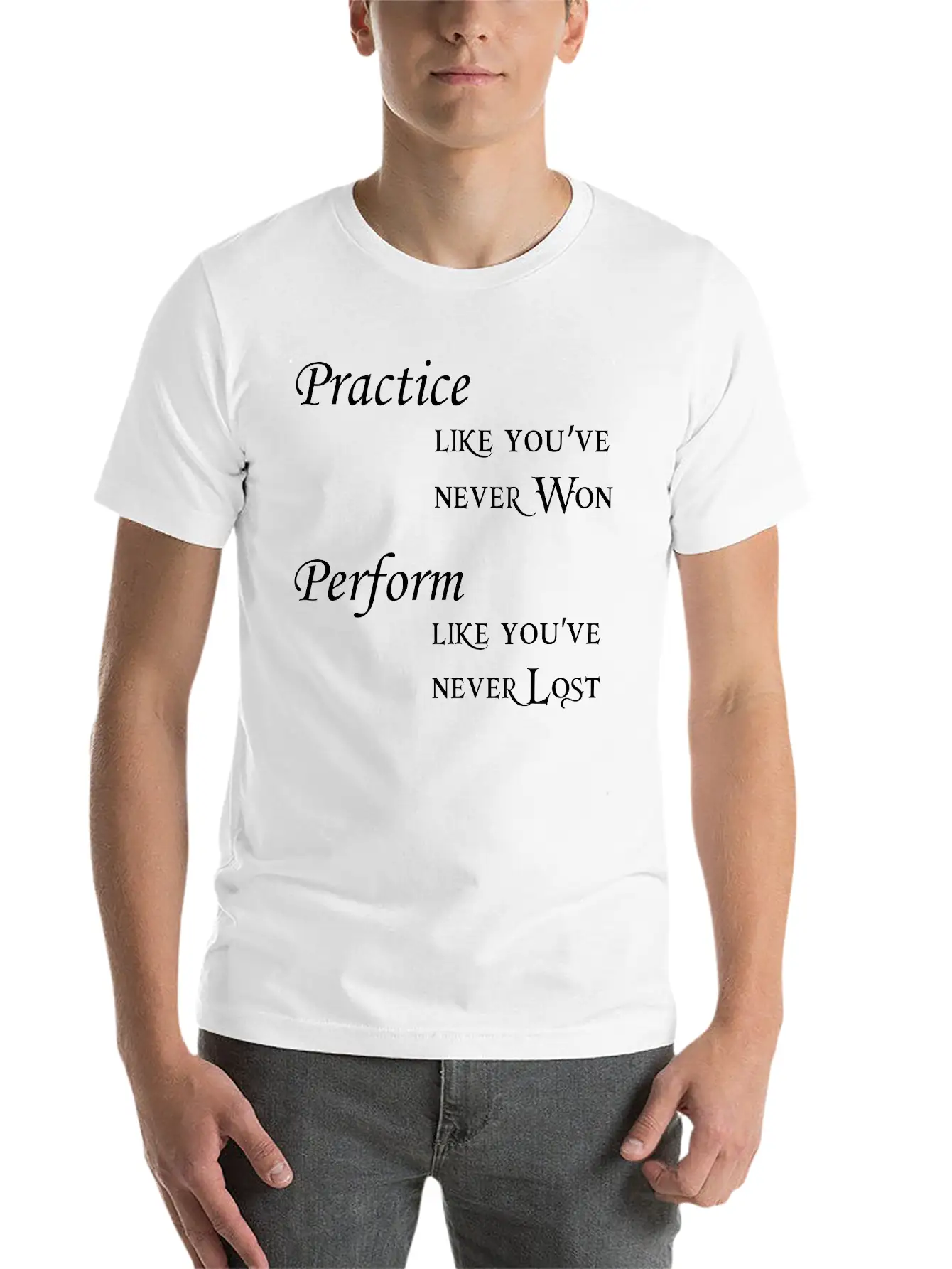 Practice Perform Timeless Short Sleeve Tee – Comfy And Minimalist Design