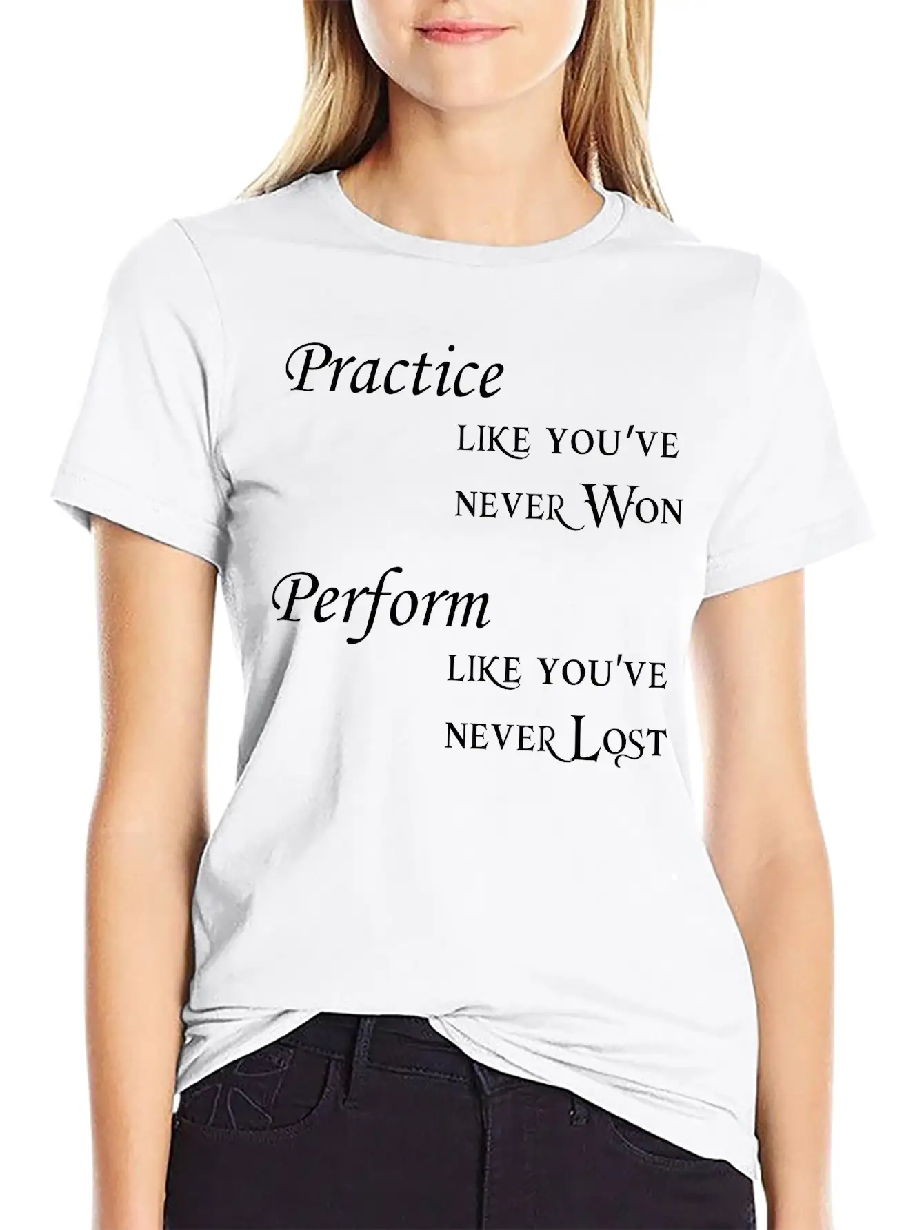 Practice Perform Timeless Short Sleeve Tee – Comfy And Minimalist Design