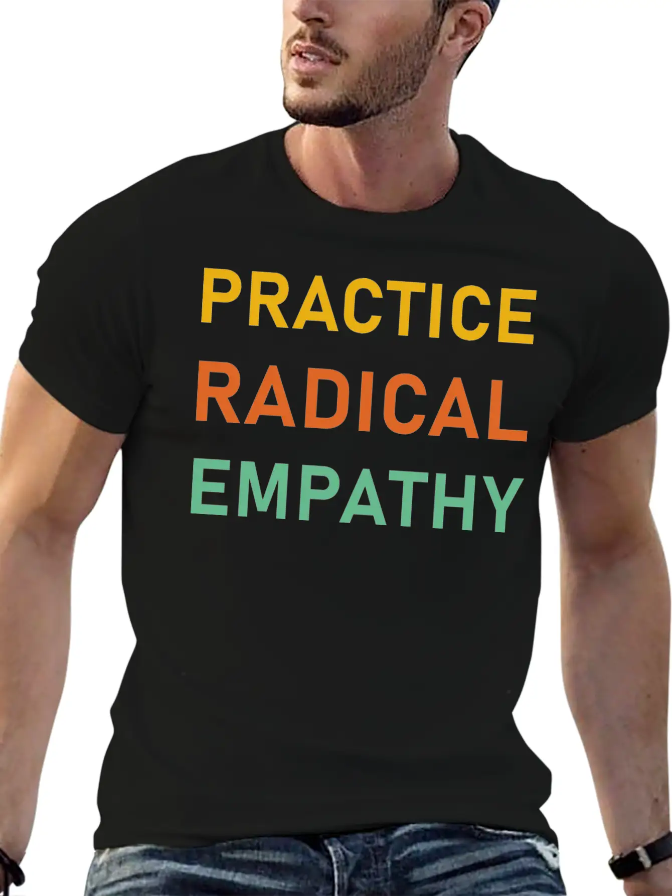 Practice Radical Empathy Timeless Short Sleeve Tee – Comfy And Minimalist Design