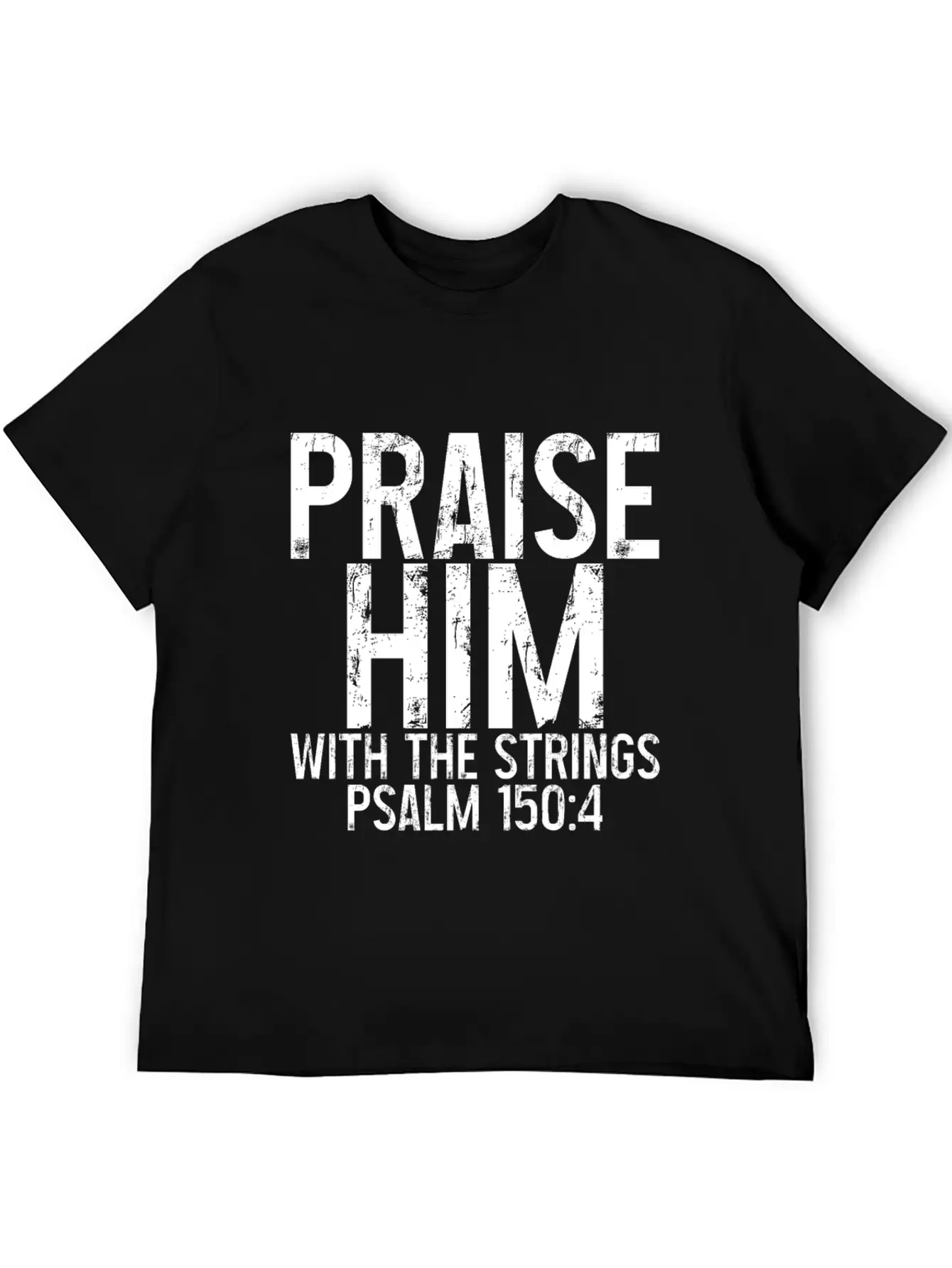 Praise Him With The Strings 3 Timeless Short Sleeve Tee – Comfy And Minimalist Design